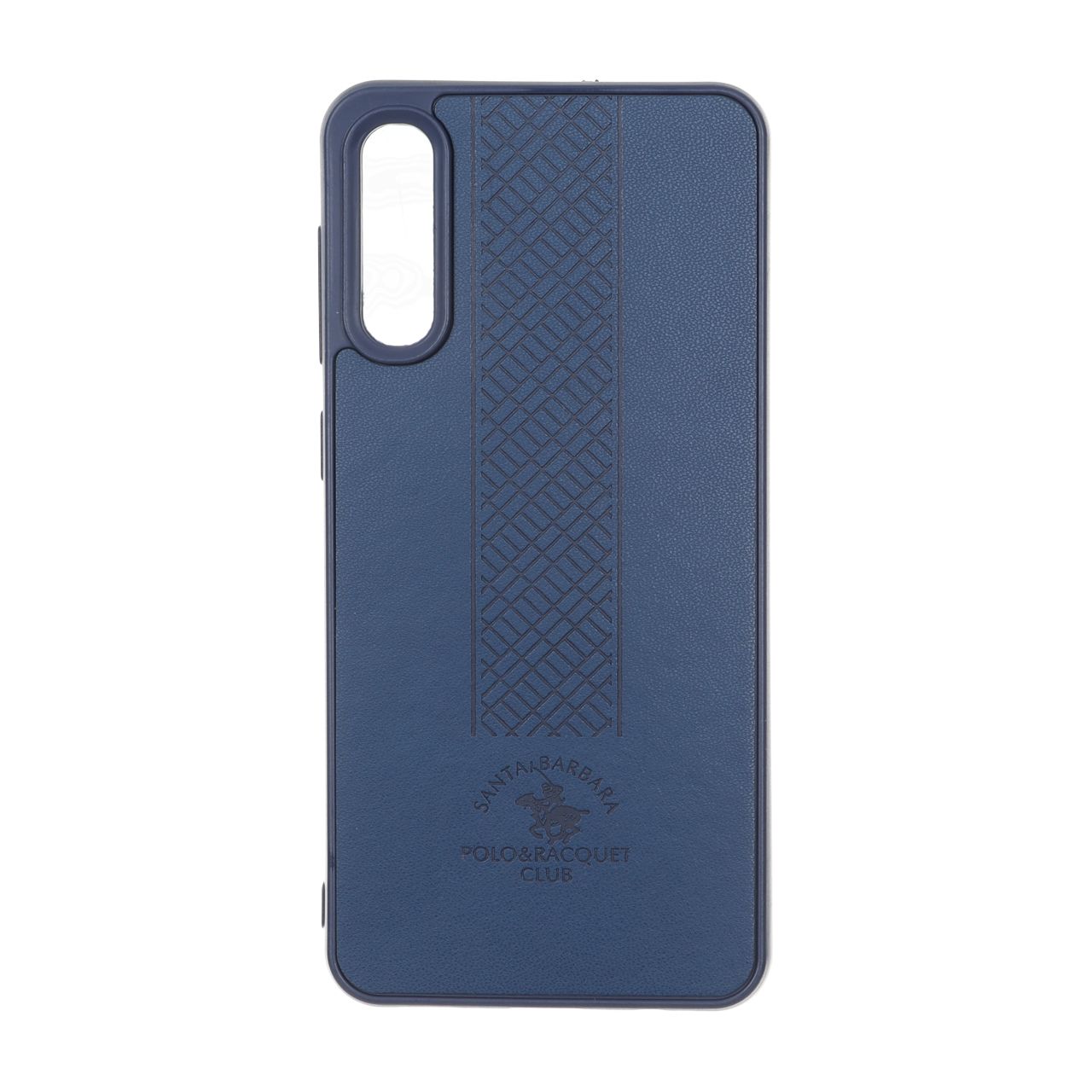 4173836 قاب طرح چرم Polo هاشور دار Samsung Galaxy A50 / A50s / A30s - سرمه ای - تصویر 1