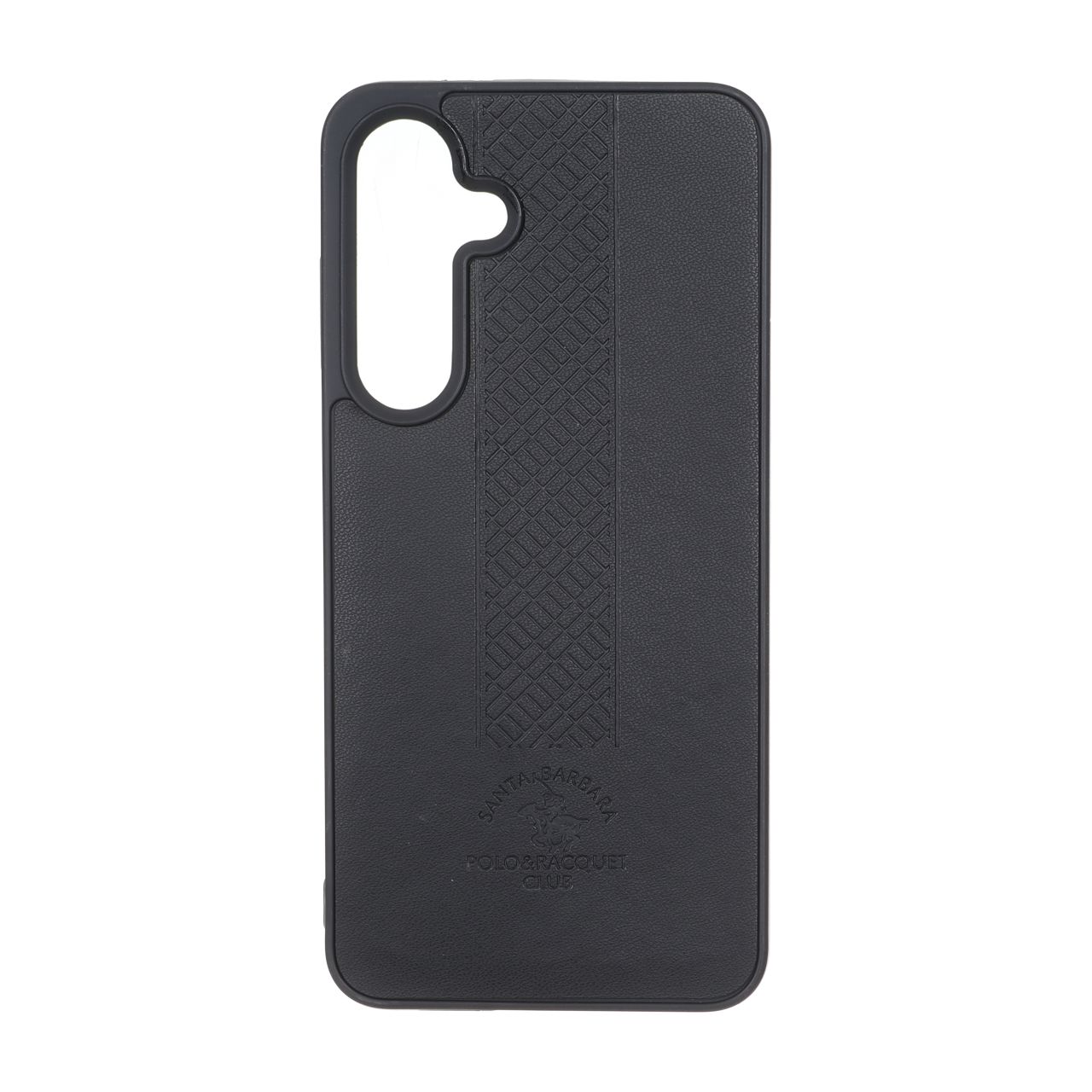 4174040 قاب طرح چرم Polo هاشور دار Samsung Galaxy A05s - مشکی - تصویر 1