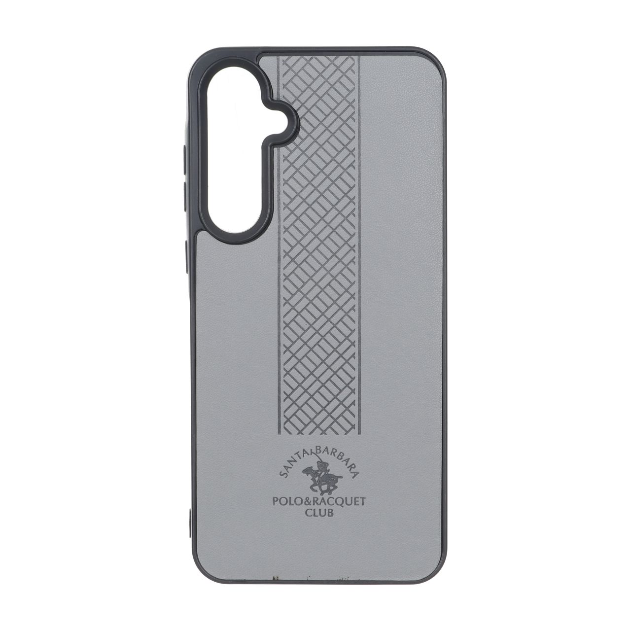4174064 قاب طرح چرم Polo هاشور دار Samsung Galaxy A35 / A55 - طوسی - تصویر 1