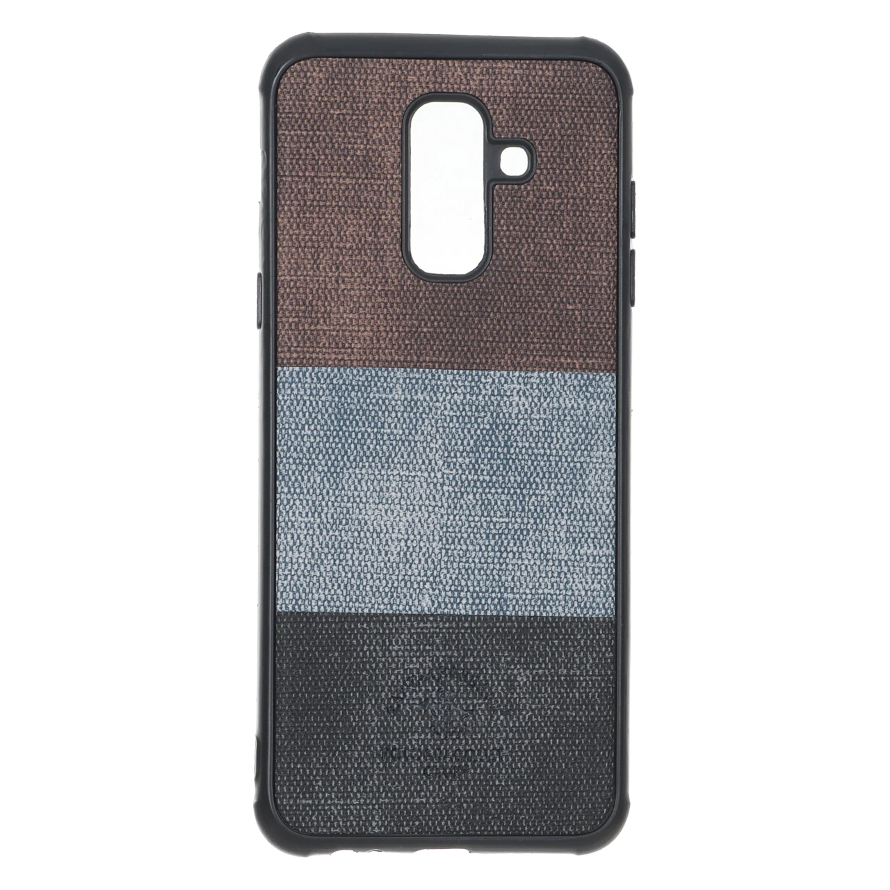 4574348 قاب Santa Barbara طرح پارچه ای سه رنگ Samsung Galaxy A6 Plus - کد 222 - تصویر 1