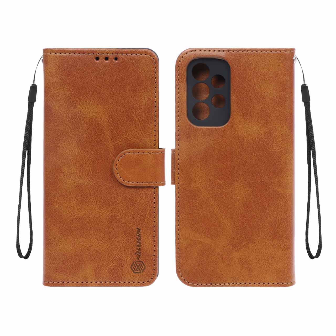 853686 کیف موبایل مگنتی Nillkin مدل Samsung A33 - عسلی - تصویر 1