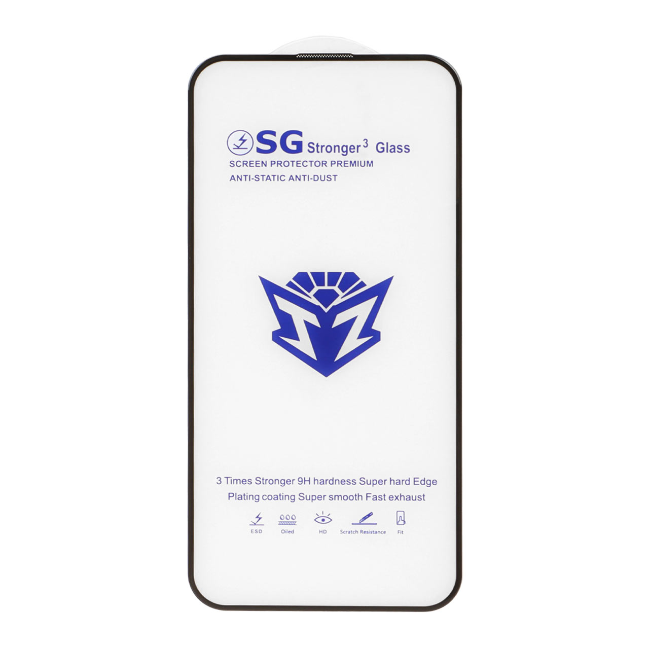 محافظ صفحه نمایش شیشه ای Full Cover Esd-SG مدل Iphone 15 Pro Max - اسپه کالا محافظ صفحه نمایش شیشه ای Full Cover Esd-SG مدل Iphone 15 Pro Max - تصویر 1
