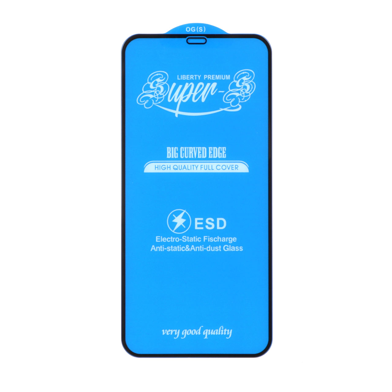 محافظ صفحه نمایش شیشه ای آنتی استاتیک مات Full Cover Super S-OG مدل Iphone X Max / XS Max / 11 Pro Max - مشکی (بدون پک) - اسپه کالا محافظ صفحه نمایش شیشه ای آنتی استاتیک مات Full Cover Super S-OG مدل Iphone X Max / XS Max / 11 Pro Max - مشکی (بدون پک) - تصویر 1