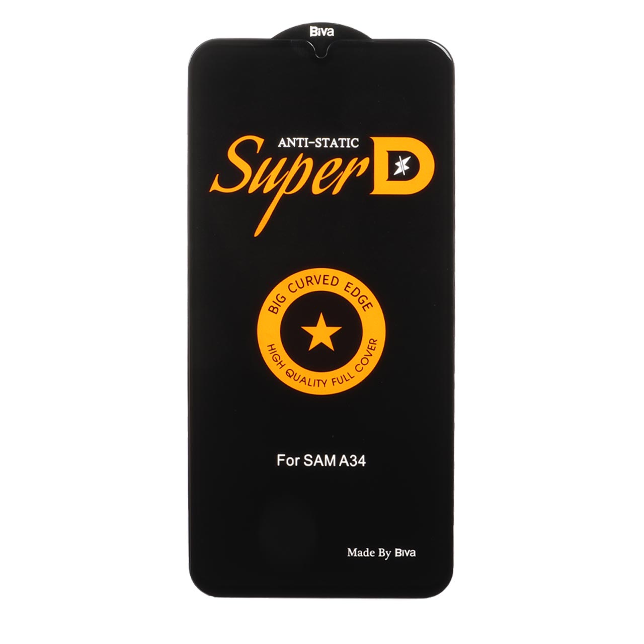 محافظ صفحه نمایش شیشه ای Samsung Galaxy A34 - Full Cover Super D Biva - مشکی (بدون پک) - اسپه کالا محافظ صفحه نمایش شیشه ای Samsung Galaxy A34 - Full Cover Super D Biva - مشکی (بدون پک) - تصویر 1