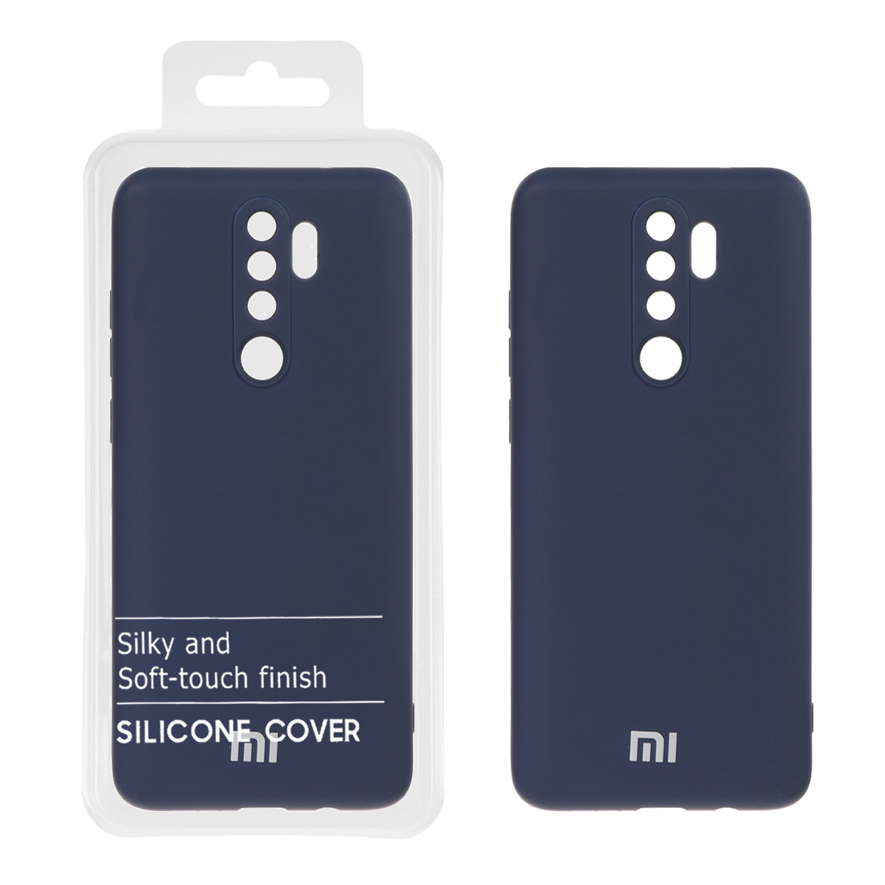 1164656 قاب نیو سیلیکون محافظ لنزدار RFF مدل Xiaomi Redmi Note 8 Pro - سرمه ای (پک دار) - تصویر 1