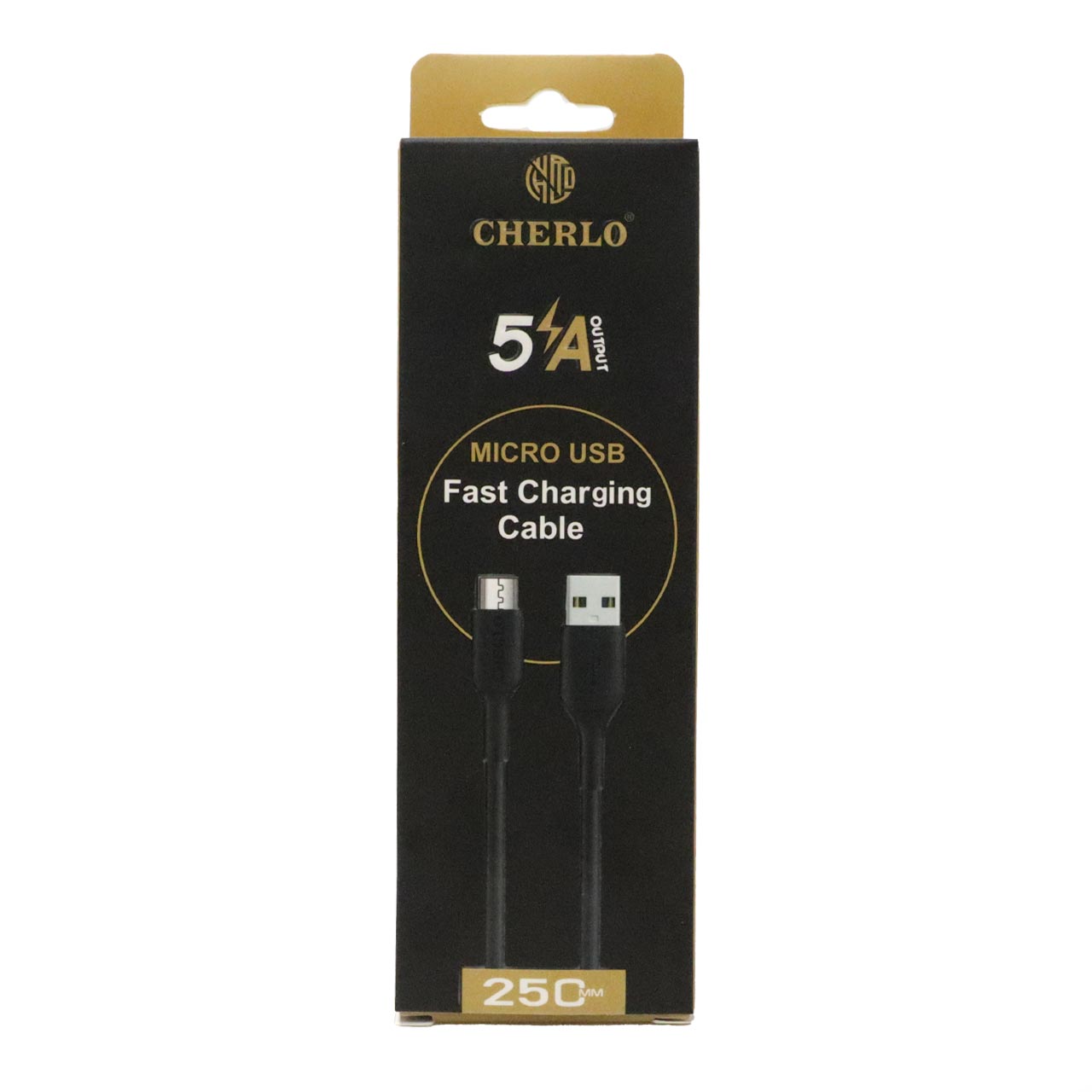 کابل شارژ پاوربانک اندروید CHERLO مدل CH-SM10 - مشکی - SMO - اسپه کالا کابل شارژ پاوربانک اندروید CHERLO مدل CH-SM10 - مشکی - SMO - تصویر 1
