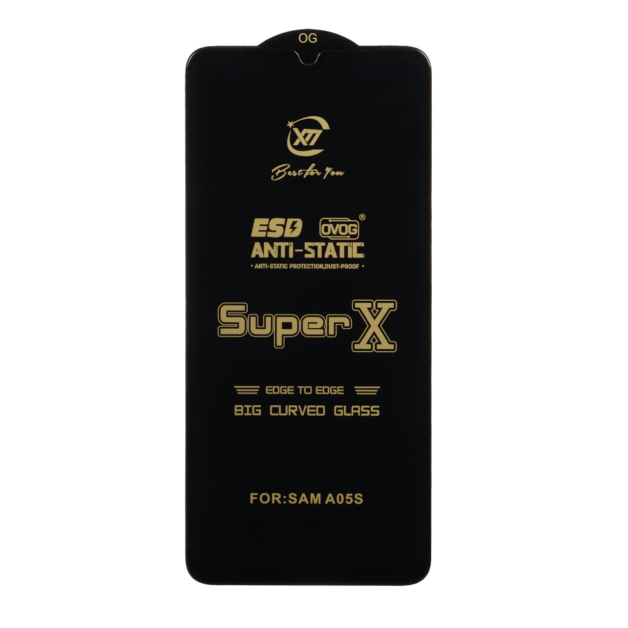 1178618 محافظ صفحه نمایش آنتی استاتیک Full Cover Super X مدل Samsung A07 / A06 / A05S / Realme C51 / Realme C53 / Narzo N53 / Realme Note 50 - مشکی (بدون پک) - تصویر 1