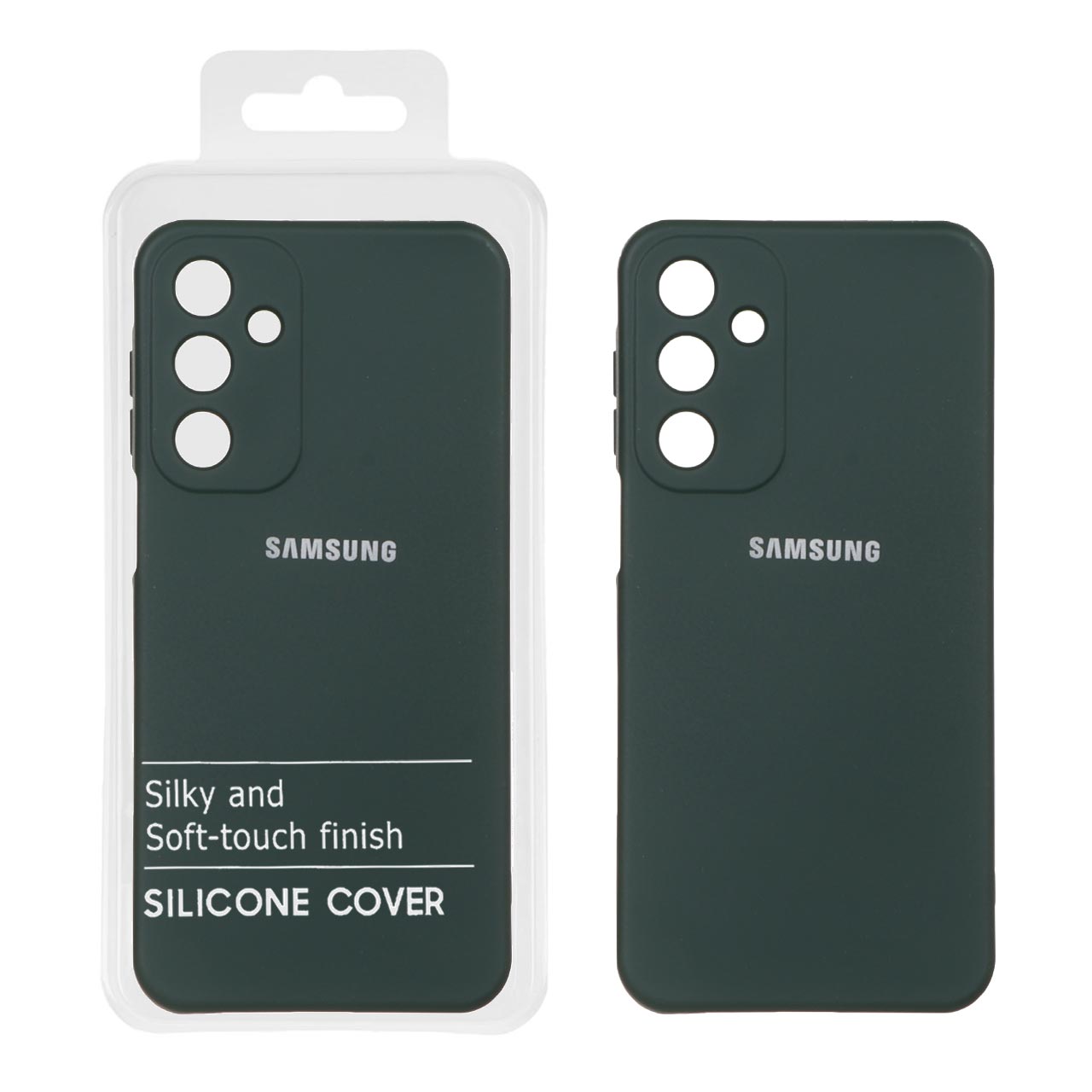 1195126 قاب نیو سیلیکون محافظ لنزدار RFF مدل Samsung Galaxy A16 - سبز تیره (پک دار) - تصویر 1
