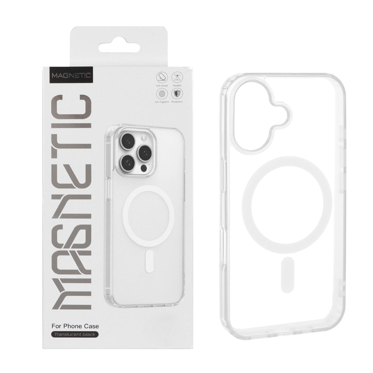 1202764 قاب اورجینال Magnetic Magsafe دور ژله ای Apple iPhone 16 (پک دار) - تصویر 1