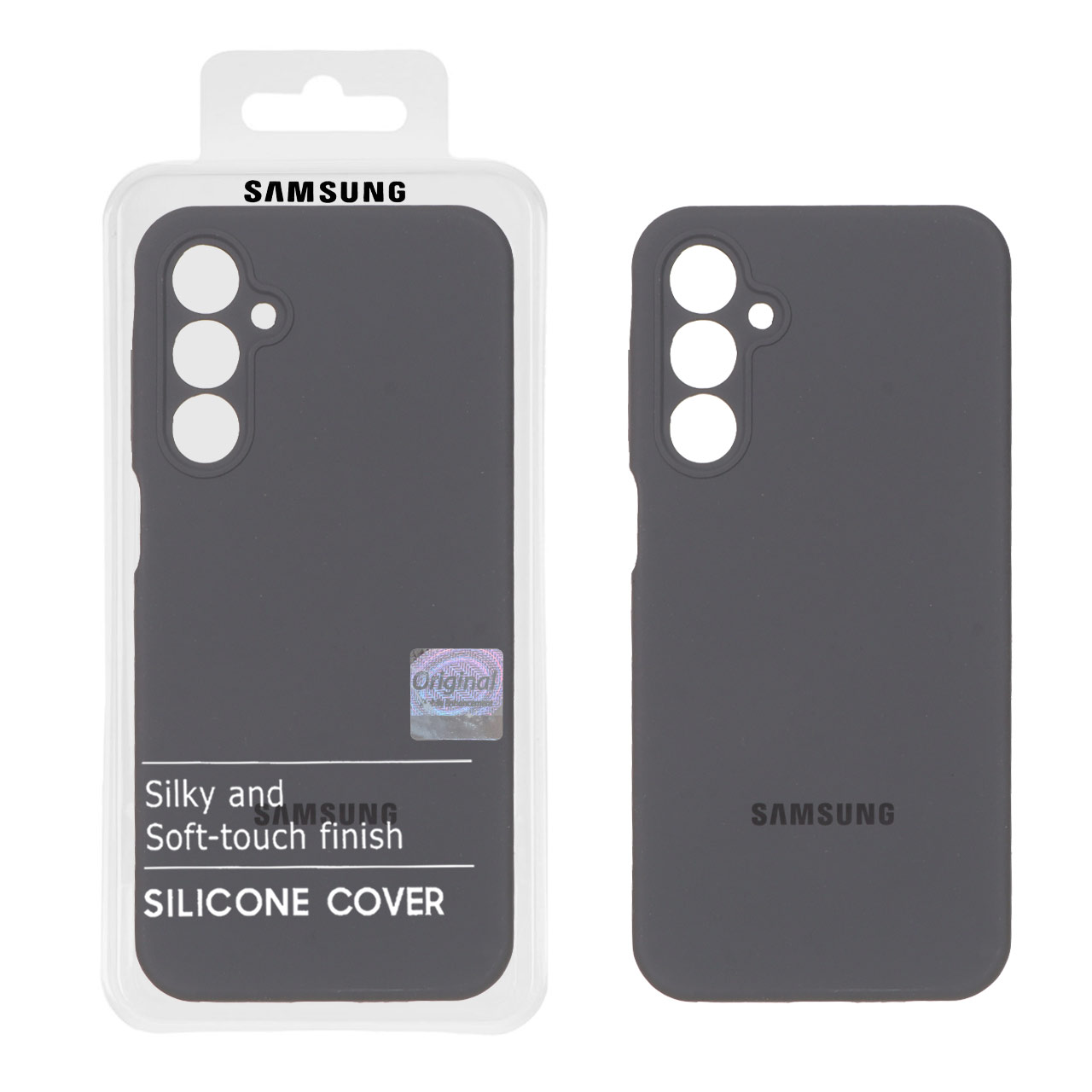 1312056 قاب سیلیکونی پاک کنی اورجینال Master Quality مدل Samsung Galaxy A25 5G - خاکستری (پک دار) - تصویر 1
