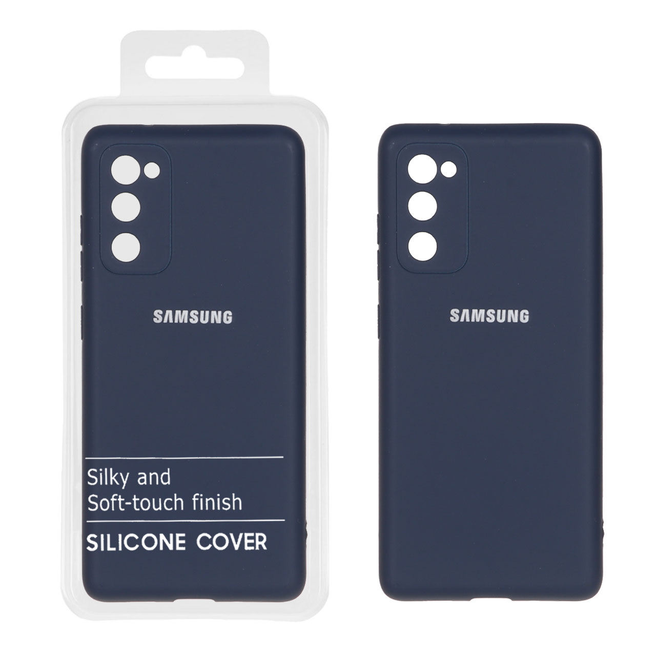 1313616 قاب نیو سیلیکون محافظ لنزدار RFF مدل Samsung Galaxy S20 FE - سرمه ای (پک دار) - تصویر 1