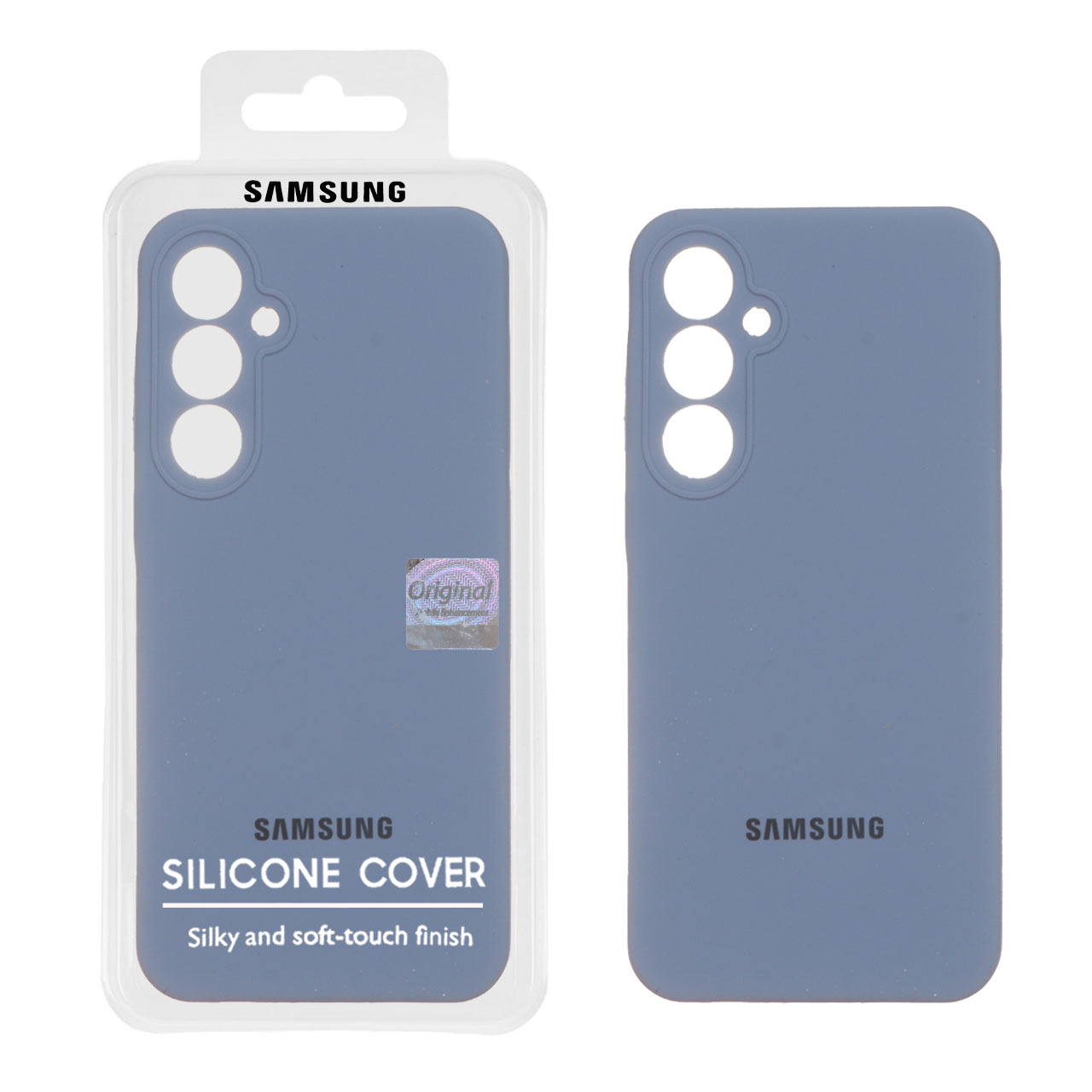 1316748 قاب سیلیکونی پاک کنی اورجینال Master Quality مدل Samsung Galaxy A55 - فیلی (پک دار) - تصویر 1