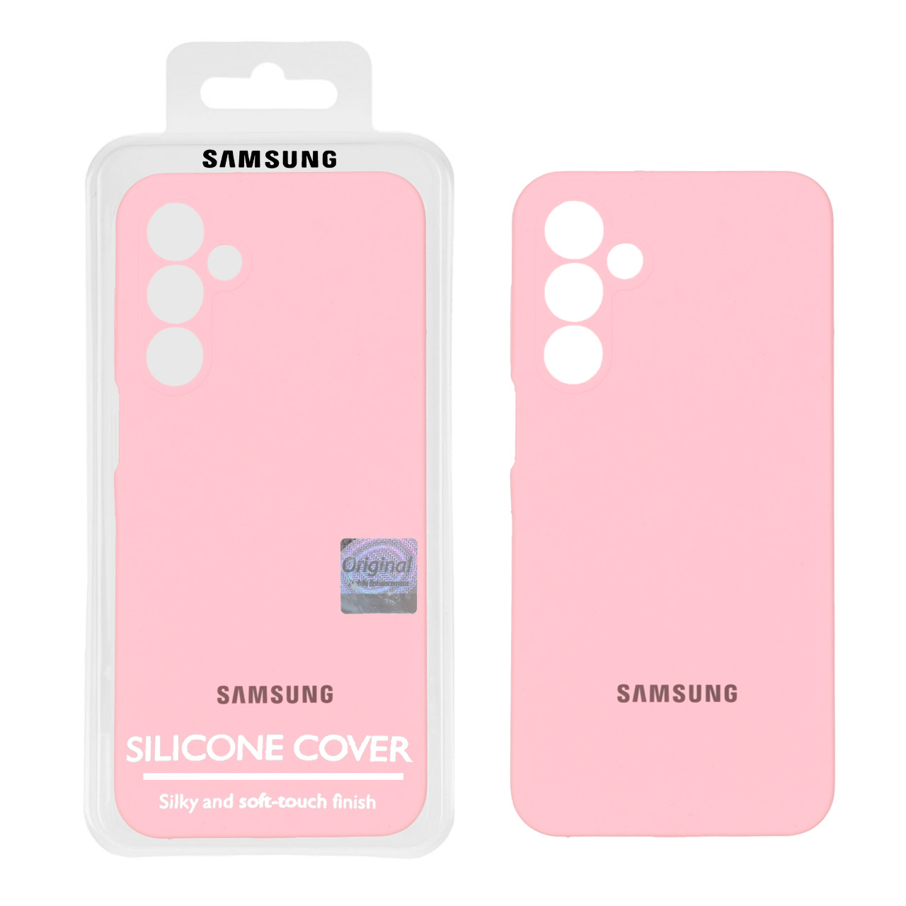 1348364 قاب سیلیکونی پاک کنی اورجینال Master Quality مدل Samsung Galaxy A16 - صورتی (پک دار) - تصویر 1