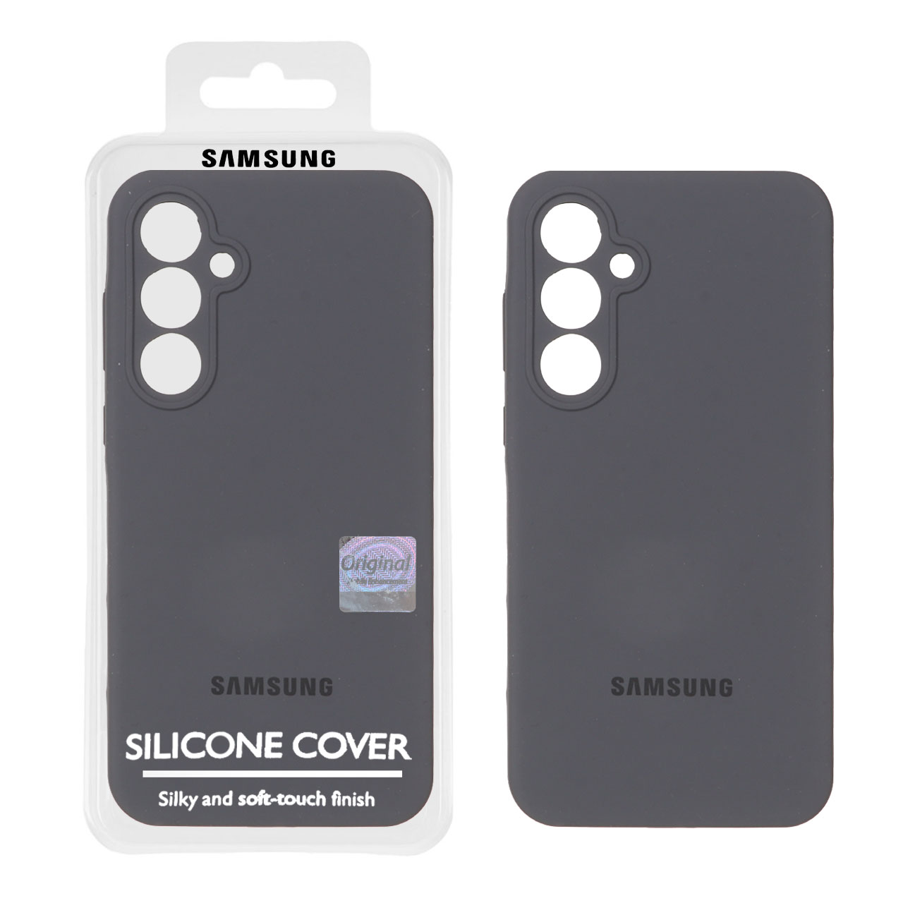 1348382 قاب سیلیکونی پاک کنی اورجینال Master Quality مدل Samsung Galaxy A35 - خاکستری (پک دار) - تصویر 1