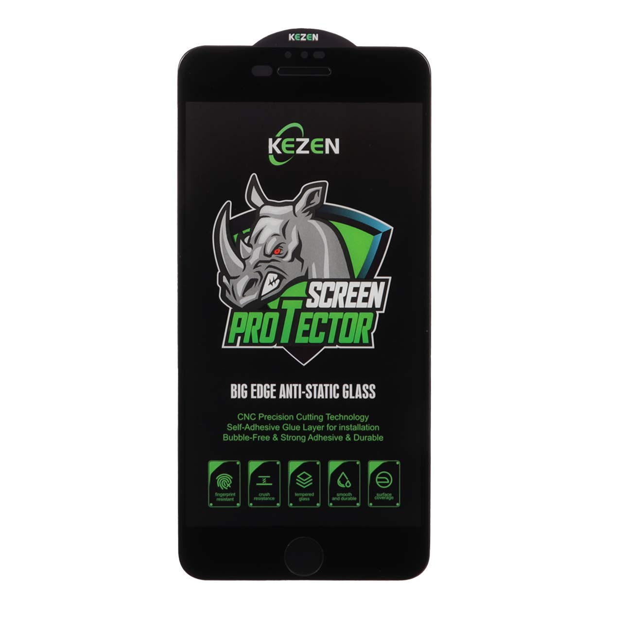 محافظ صفحه نمایش شیشه ای Full Cover Kezen Anti Static Big Edge مدل Apple iPhone 6 Plus / 6S Plus / 7 Plus / 8 Plus - مشکی - اسپه کالا محافظ صفحه نمایش شیشه ای Full Cover Kezen Anti Static Big Edge مدل Apple iPhone 6 Plus / 6S Plus / 7 Plus / 8 Plus - مشکی - تصویر 1