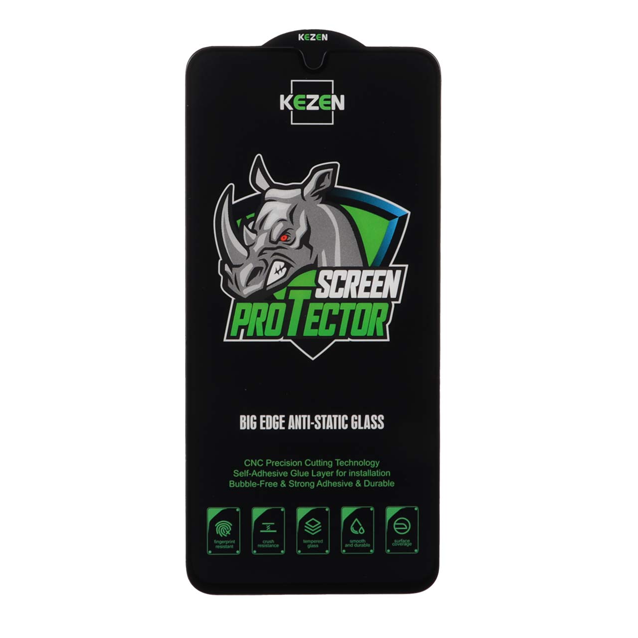 محافظ صفحه نمایش شیشه ای Full Cover Kezen Anti Static Big Edge مدل Samsung Galaxy A17 / A16 / A26 - اسپه کالا محافظ صفحه نمایش شیشه ای Full Cover Kezen Anti Static Big Edge مدل Samsung Galaxy A17 / A16 / A26 - تصویر 1