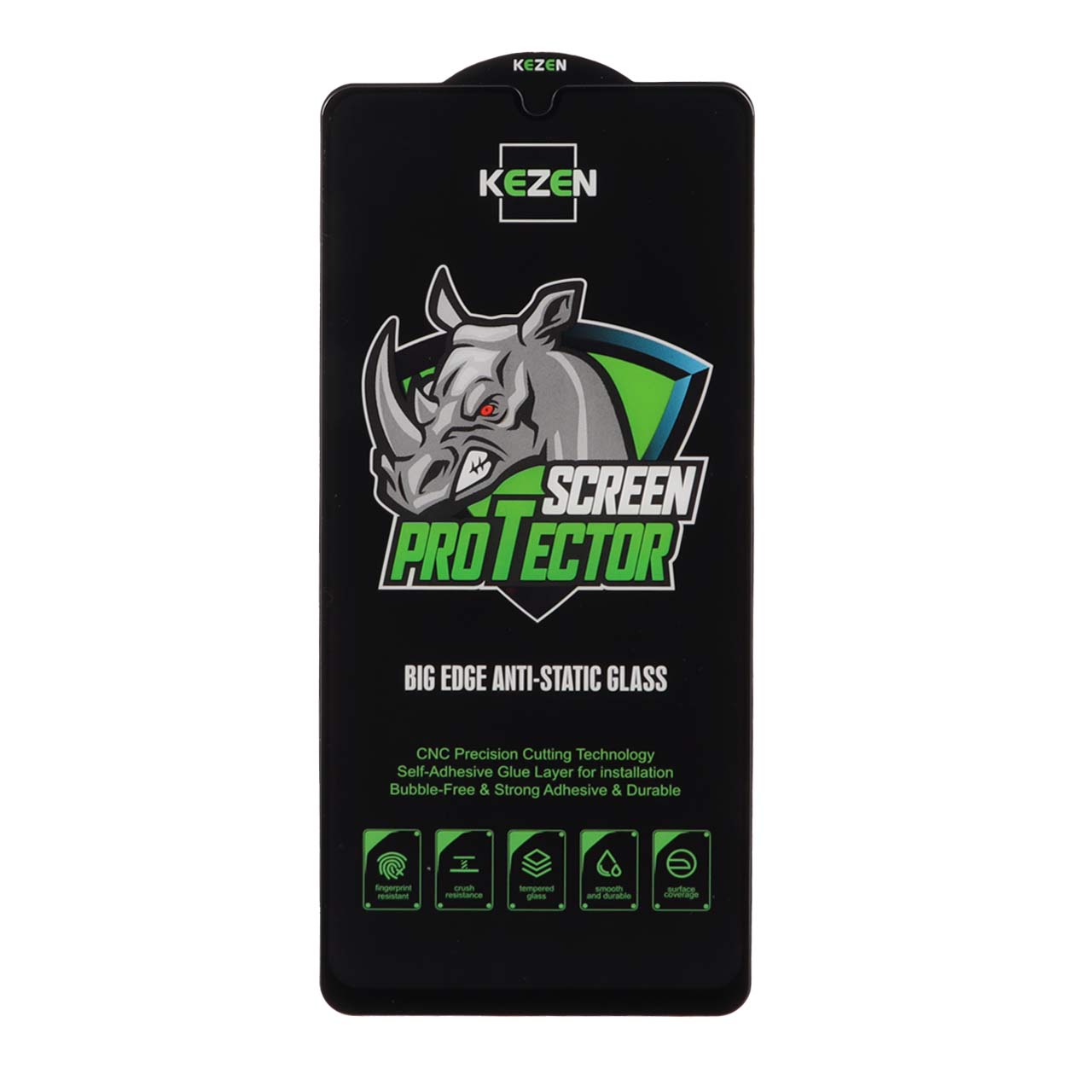 1369426 محافظ صفحه نمایش شیشه ای Full Cover Kezen Anti Static Big Edge مدل Samsung Galaxy A31 / A32 4G / A33 5G / A22 4G / F22 4G / M22 / M32 4G - تصویر 1