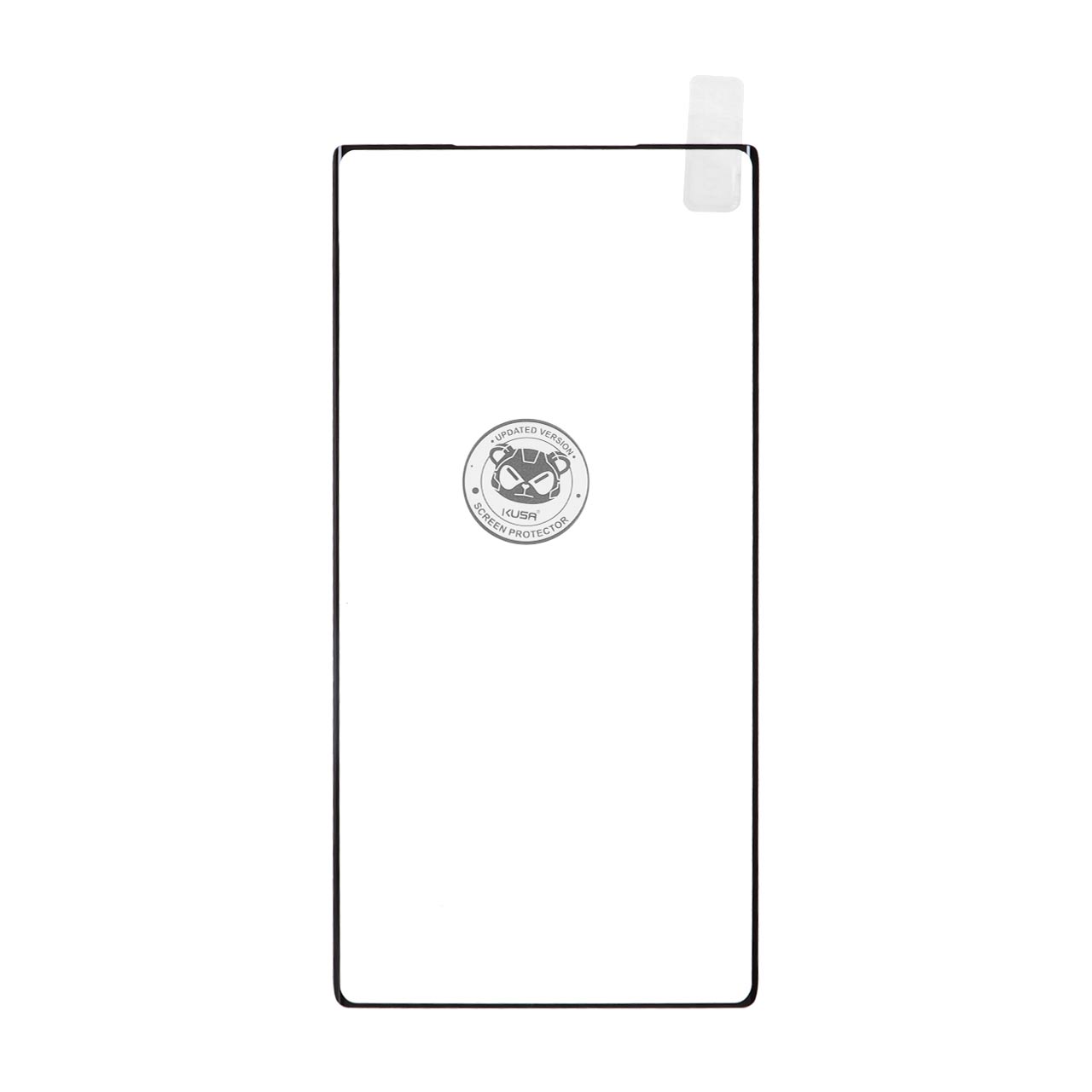 1391432 محافظ صفحه نمایش شیشه ای خم فول چسب Full Cover Kusa درجه یک - Samsung Galaxy Note20 Ultra - مشکی - تصویر 1