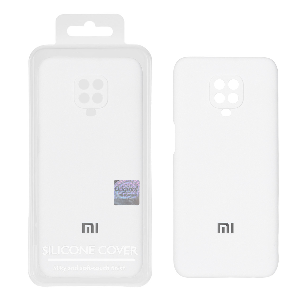 1427192 قاب سیلیکونی پاک کنی اورجینال Master Quality مدل Xiaomi Redmi Note 9S / Redmi Note 9 Pro / Redmi Note 9 Pro Max - سفید (پک دار) - تصویر 1
