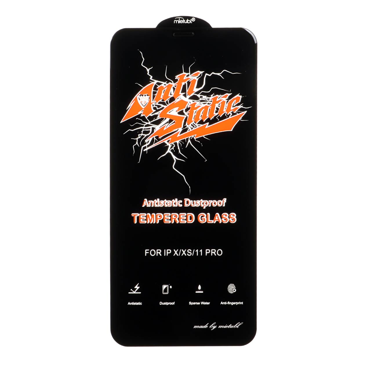 1512896 محافظ صفحه نمایش شیشه ای Full Cover Anti Static Mietubl مدل NTC ORG - Apple iPhone 11 Pro / iPhone XS / iPhone X - تصویر 1