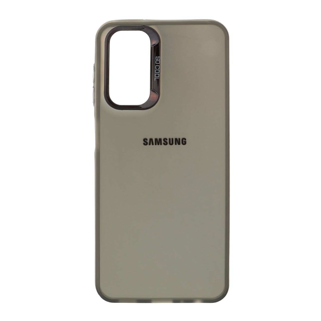 1514064 قاب SO COOL لنز متال لوگودار Samsung Galaxy A13 4G / A13 5G / A04s / M13 4G / M23 / F13 - مشکی - تصویر 1