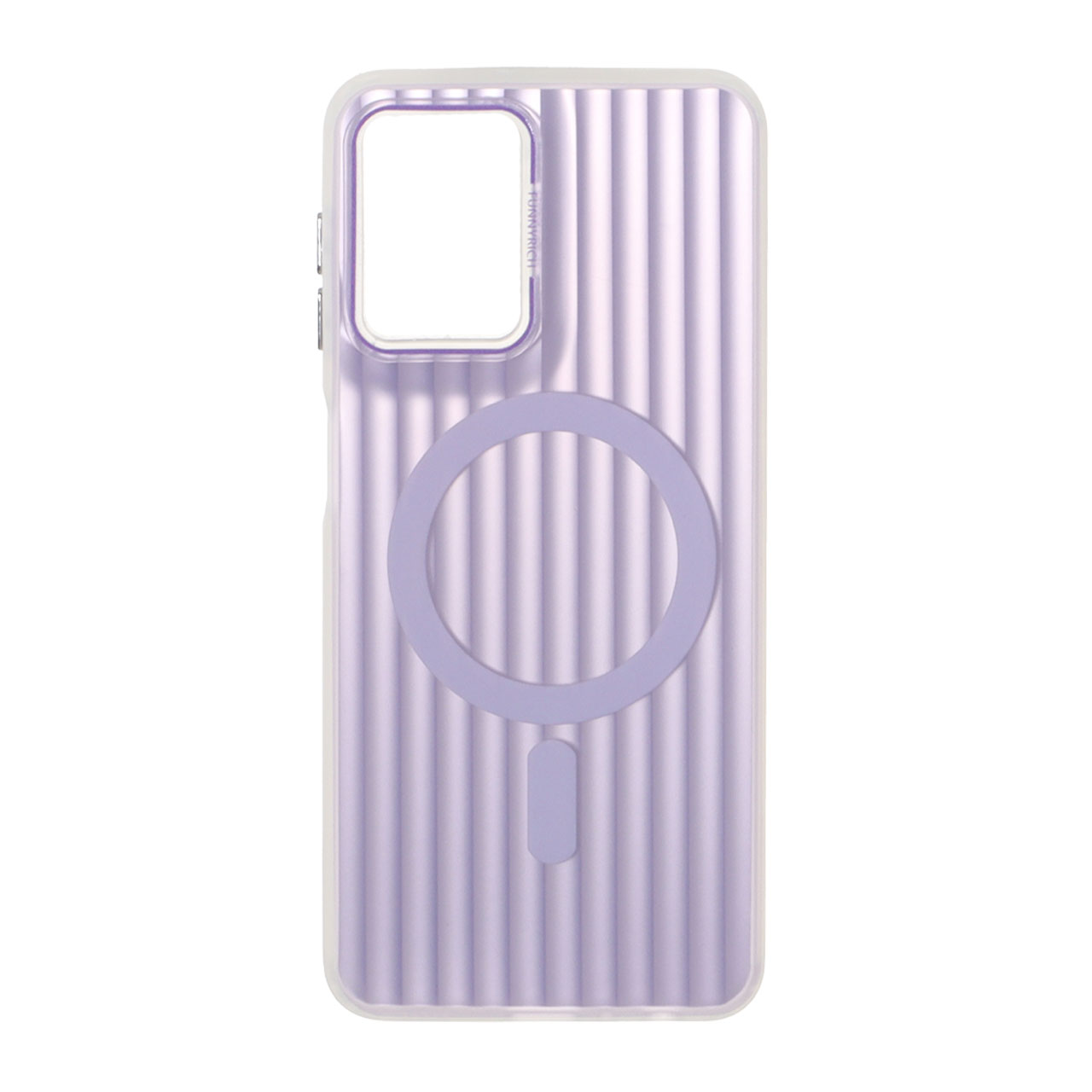 1515644 قاب کرکره ای Funnyrich طرح مگ سیف دور مات Samsung Galaxy A22 4G / M22 / M32 4G / F22 - یاسی - تصویر 1
