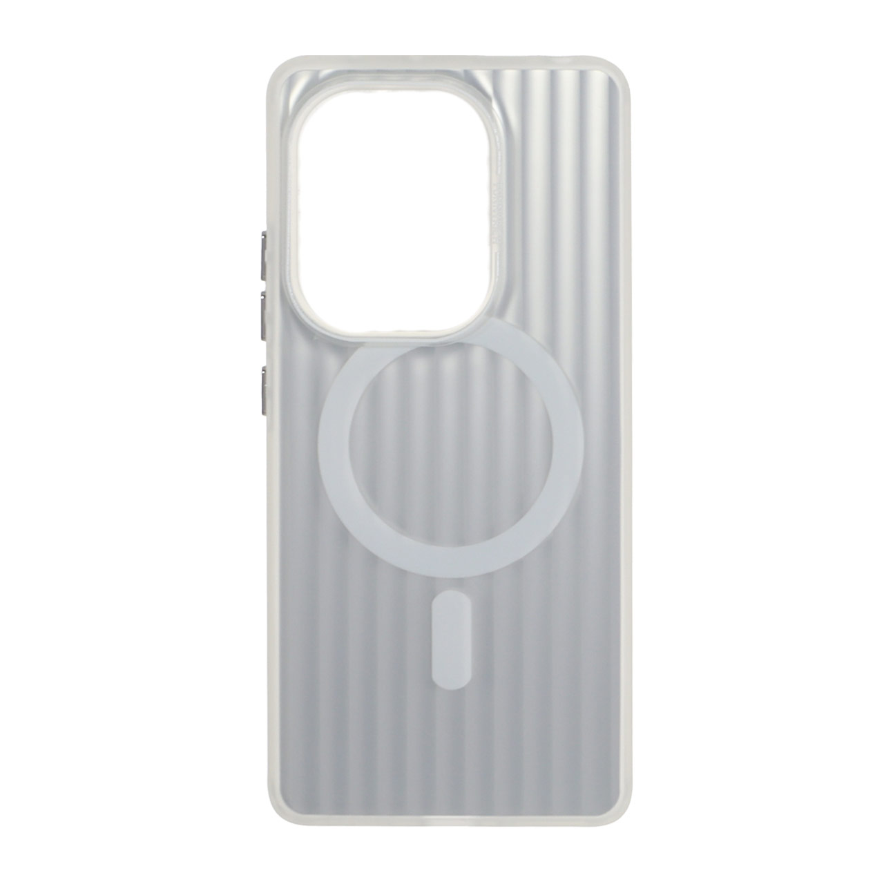 1515724 قاب کرکره ای Funnyrich طرح مگ سیف دور مات Xiaomi Redmi Note 14S / Note 13 Pro 4G / Poco M6 Pro 4G - سفید - تصویر 1