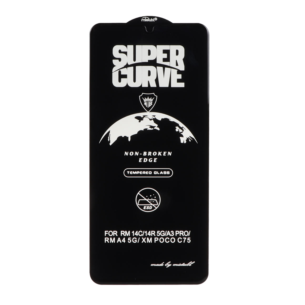 محافظ صفحه نمایش شیشه ای Full Cover ESD SUPER CURVE Mietubl مدل NTC - Xiaomi Redmi 14C / Poco C75 / Poco C71 / Redmi A5 / Redmi A3 Pro / Redmi A4 - اسپه کالا محافظ صفحه نمایش شیشه ای Full Cover ESD SUPER CURVE Mietubl مدل NTC - Xiaomi Redmi 14C / Poco C75 / Poco C71 / Redmi A5 / Redmi A3 Pro / Redmi A4 - تصویر 1