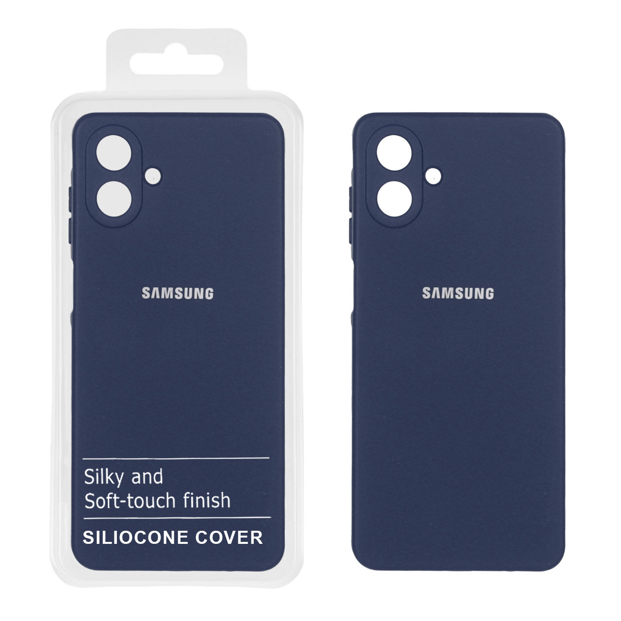 1526580 قاب نیو سیلیکون محافظ لنزدار RFF مدل Samsung Galaxy A07 - سرمه ای (پک دار) - تصویر 1