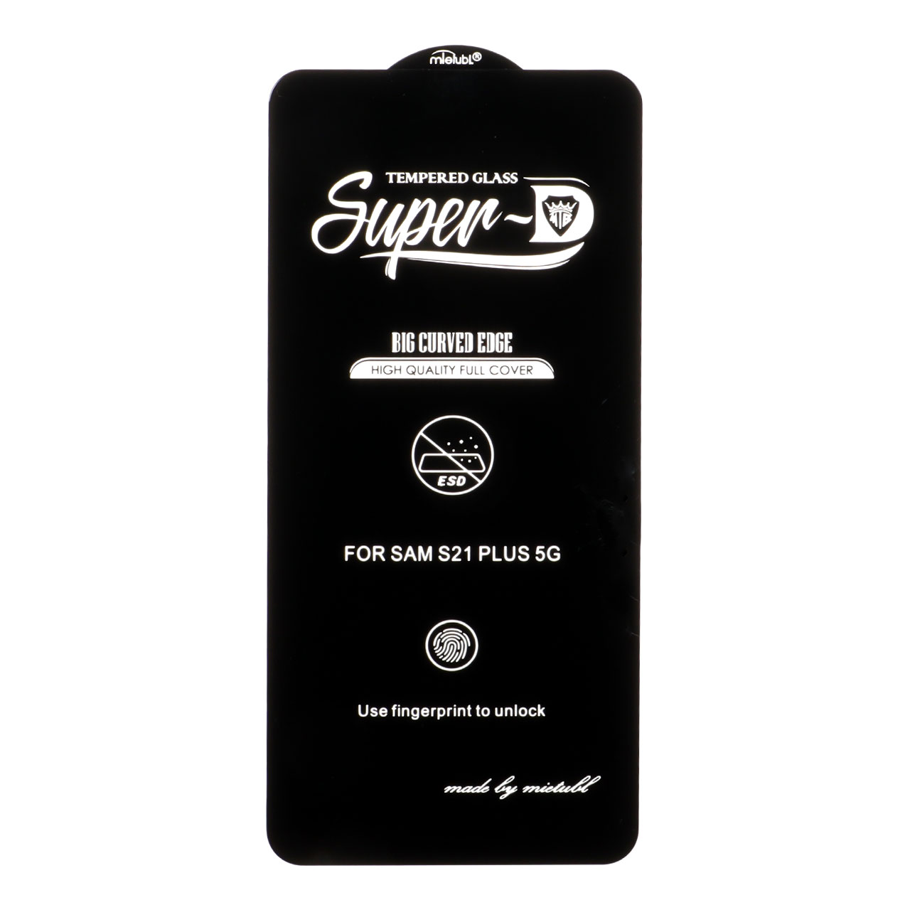 محافظ صفحه نمایش شیشه ای Samsung Galaxy S21 Plus - Full Cover Super D Mietubl - ESD - مشکی (بدون پک) - NTC ORG - اسپه کالا محافظ صفحه نمایش شیشه ای Samsung Galaxy S21 Plus - Full Cover Super D Mietubl - ESD - مشکی (بدون پک) - NTC ORG - تصویر 1