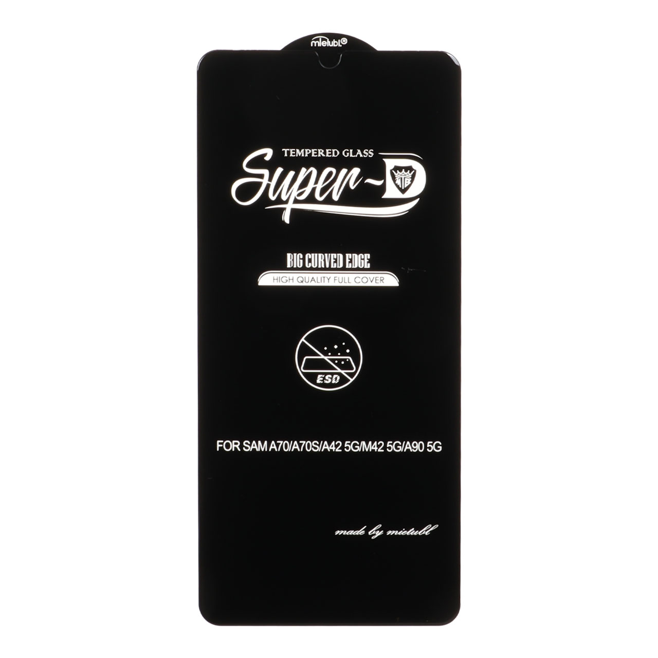 محافظ صفحه نمایش شیشه ای Samsung Galaxy A70 / A70S / A42 / M42 - Full Cover Super D Mietubl - ESD - مشکی (بدون پک) - NTC ORG - اسپه کالا محافظ صفحه نمایش شیشه ای Samsung Galaxy A70 / A70S / A42 / M42 - Full Cover Super D Mietubl - ESD - مشکی (بدون پک) - NTC ORG - تصویر 1