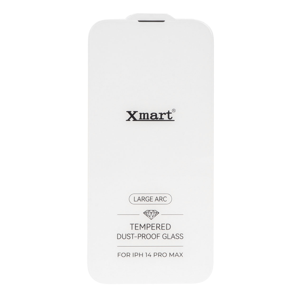 1544370 محافظ صفحه نمایش شیشه ای بدون حاشیه توری دار Xmart 3D Large Arc مدل Apple iPhone 14 pro max - تصویر 1