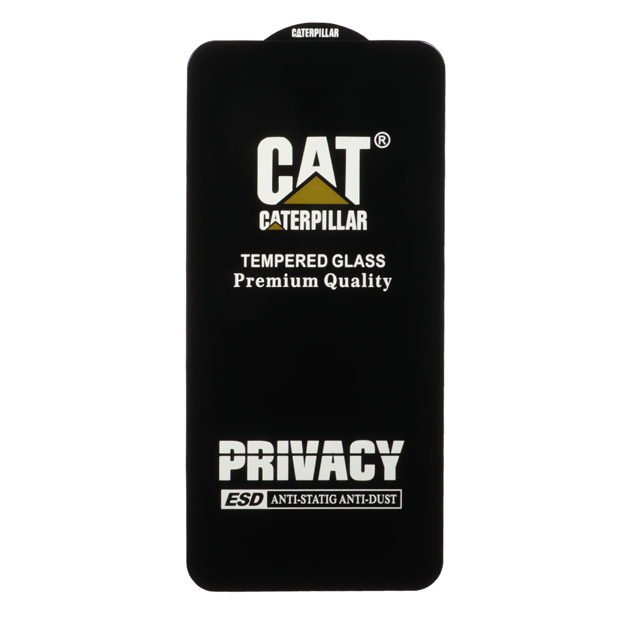 1558846 محافظ صفحه نمایش شیشه ای Full Cover Privacy Caterpillar - ESD مدل Samsung Galaxy A71 / A72 / A73 / M51 / M52 / M53 / M54 / M62 / Note 12 Pro 5G / Note 12 Pro Plus / Poco X5 Pro / Poco F5 - مشکی (بدون پک) - تصویر 1