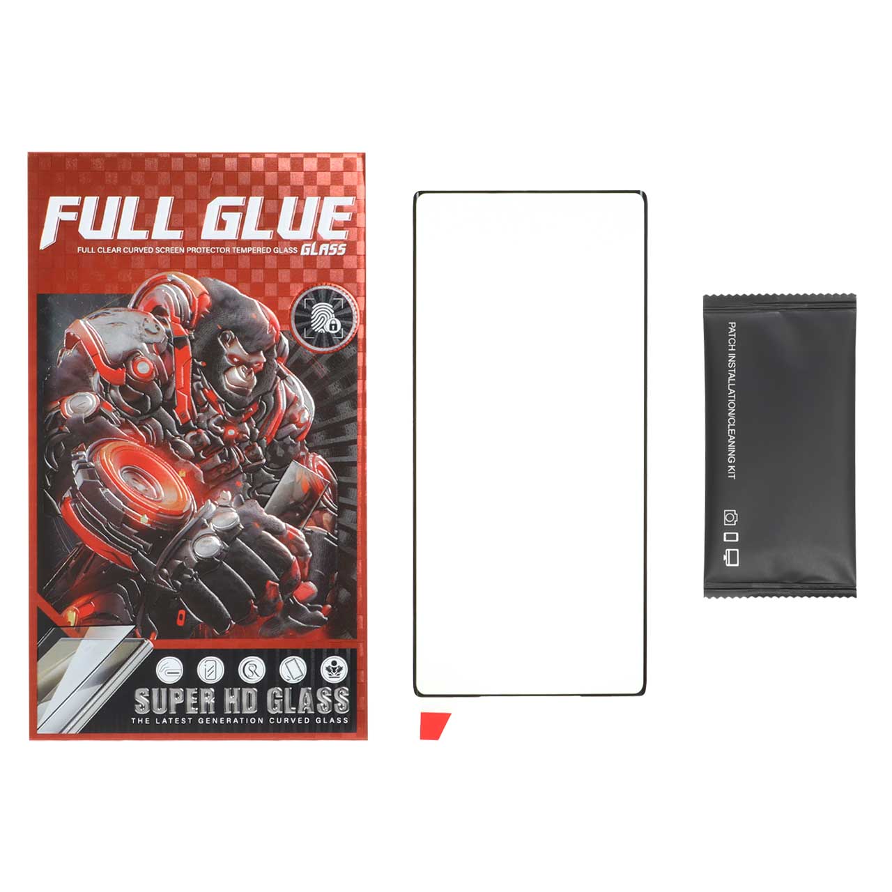 محافظ صفحه نمایش شیشه ای خم فول چسب اورجینال Full Glue Gorilla مدل Samsung Galaxy Note20 Ultra (پک دار) - اسپه کالا محافظ صفحه نمایش شیشه ای خم فول چسب اورجینال Full Glue Gorilla مدل Samsung Galaxy Note20 Ultra (پک دار) - تصویر 1