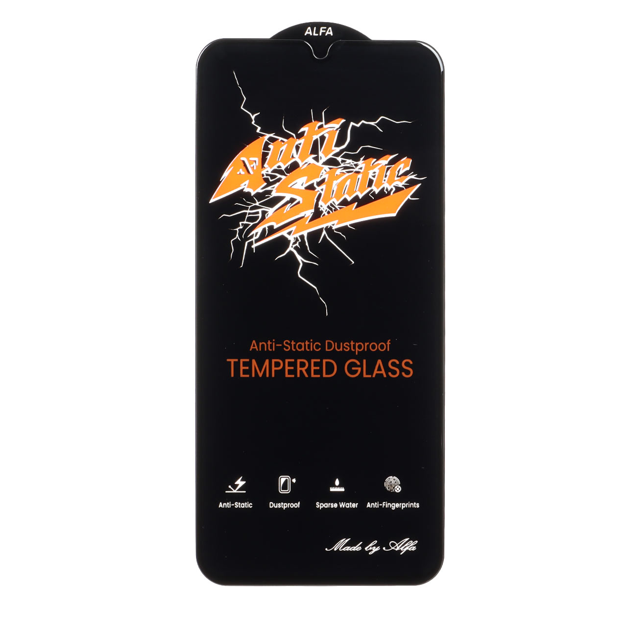 1562744 محافظ صفحه نمایش شیشه ای Full Cover Anti Static ALFA مدل Samsung Galaxy A34 - تصویر 1