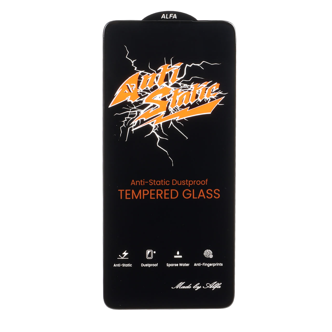 1562778 محافظ صفحه نمایش شیشه ای Full Cover Anti Static ALFA مدل Xiaomi Redmi Note 13 4G / Poco M7 Pro 5G - تصویر 1