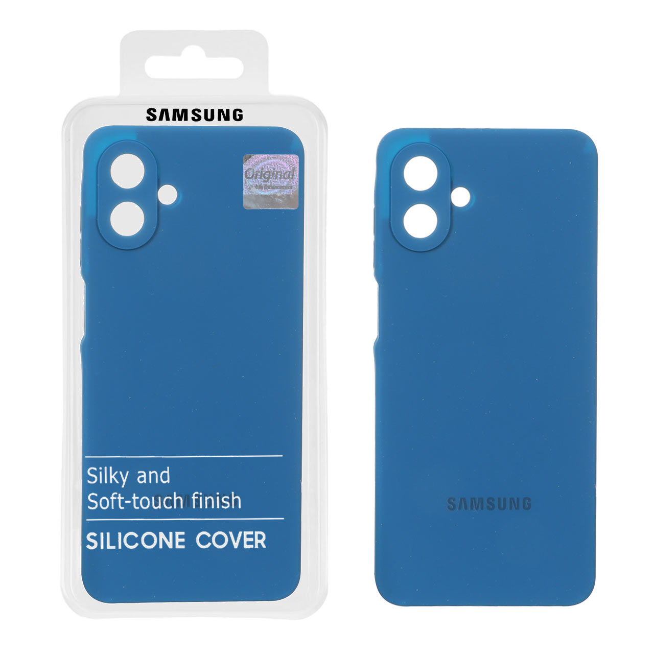1575146 قاب سیلیکونی پاک کنی اورجینال Master Quality مدل Samsung Galaxy A07 - آبی کاربنی (پک دار) - تصویر 1