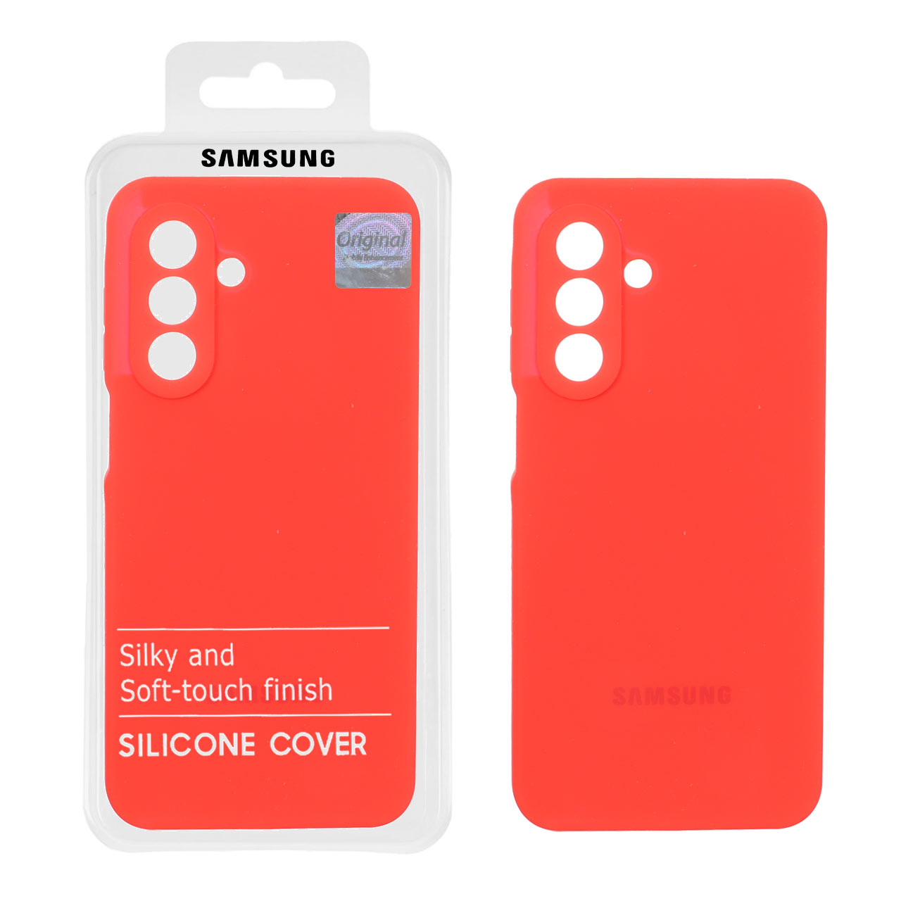 1575182 قاب سیلیکونی پاک کنی اورجینال Master Quality مدل Samsung Galaxy A17 / A26 - قرمز (پک دار) - تصویر 1