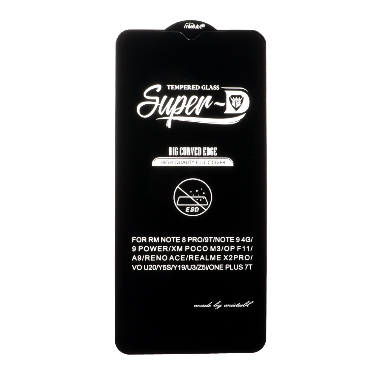 محافظ صفحه نمایش شیشه ای Xiaomi Redmi Note 8 Pro / Poco M3 / Redmi 9T / Note 9 4G - Full Cover Super D Mietubl - مشکی (بدون پک) - NTC ORG - اسپه کالا محافظ صفحه نمایش شیشه ای Xiaomi Redmi Note 8 Pro / Poco M3 / Redmi 9T / Note 9 4G - Full Cover Super D Mietubl - مشکی (بدون پک) - NTC ORG - تصویر 1