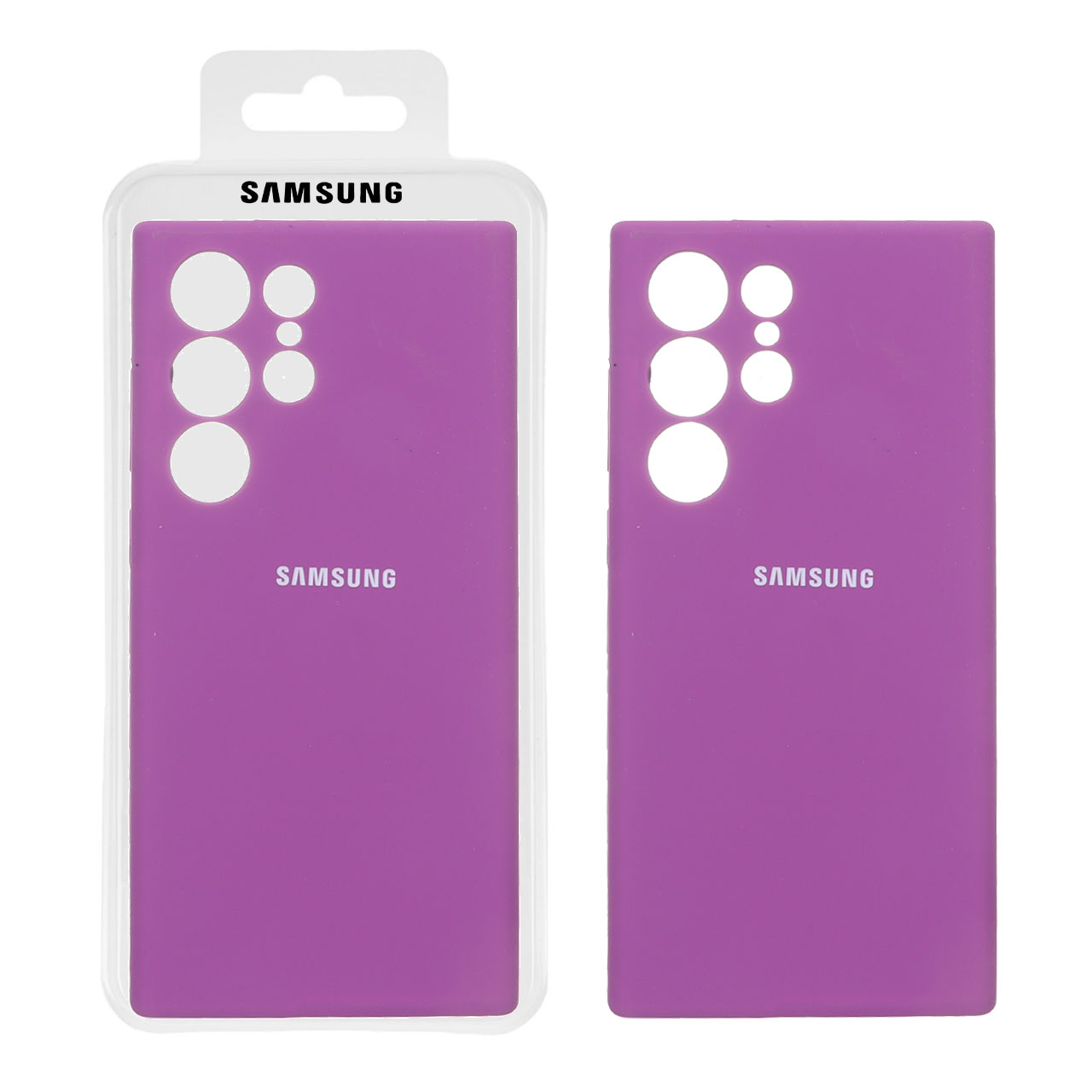 1613298 قاب سیلیکونی پاک کنی اورجینال درجه یک Samsung Galaxy S23 Ultra - ارغوانی کد 1 (پک دار) - تصویر 1