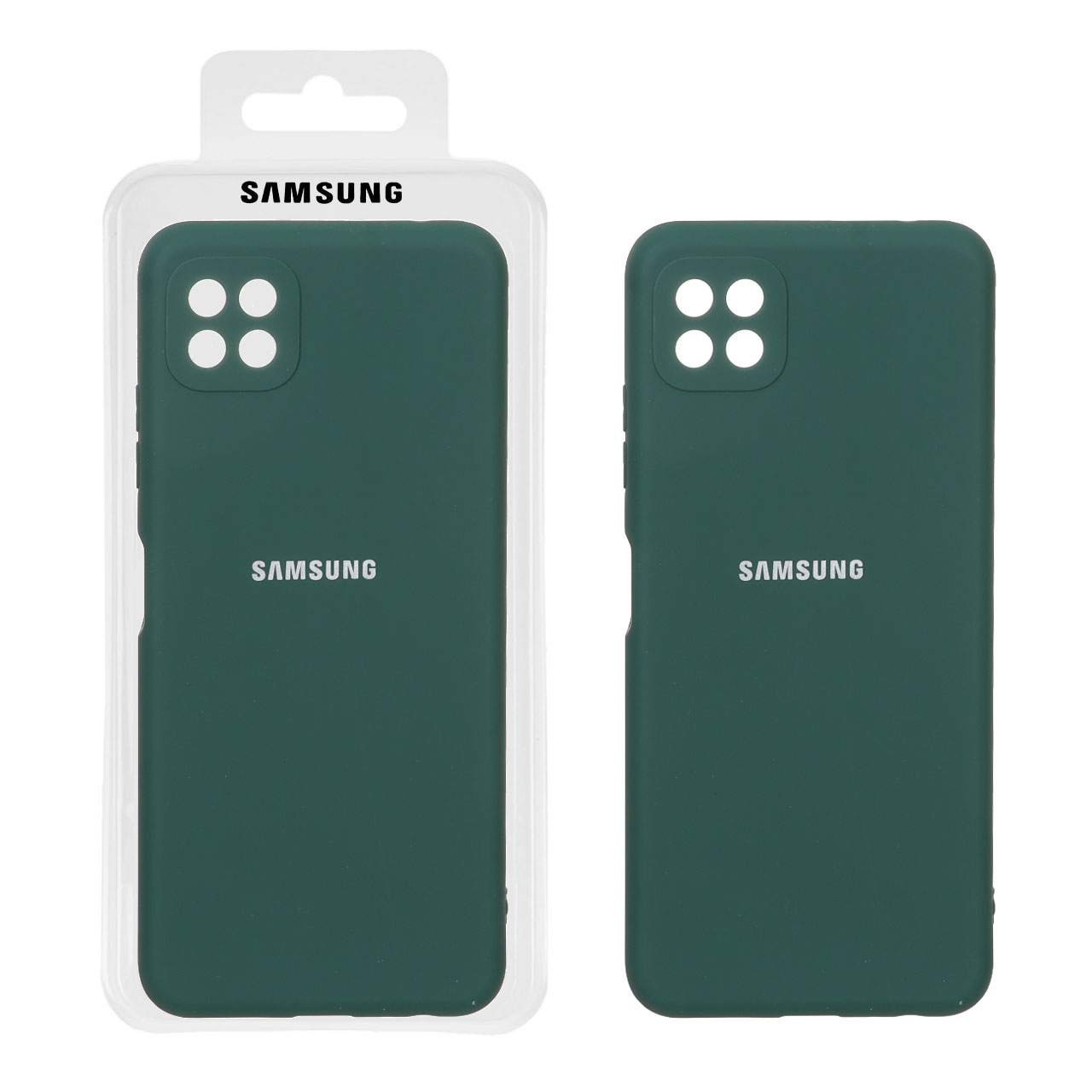 1613920 قاب نیو سیلیکون محافظ لنزدار RFF مدل Samsung Galaxy A22 5G - سبز (پک دار) - تصویر 1