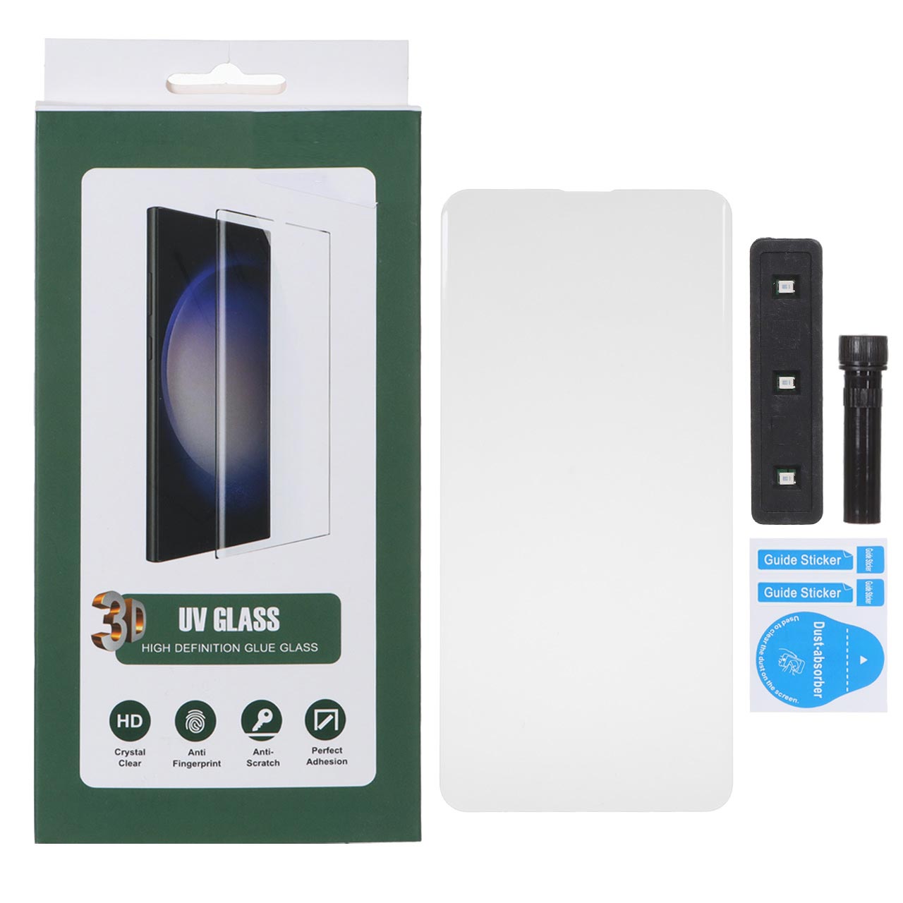 محافظ صفحه نمایش شیشه ای UV 3D Glass مدل Samsung Galaxy S10 (پک دار) - اسپه کالا محافظ صفحه نمایش شیشه ای UV 3D Glass مدل Samsung Galaxy S10 (پک دار) - تصویر 1