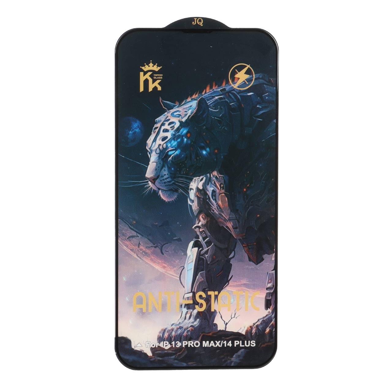 1626330 محافظ صفحه نمایش شیشه ای Apple iPhone 13 Pro Max / iPhone 14 Plus - Full Cover Anti Static JQ - تصویر 1