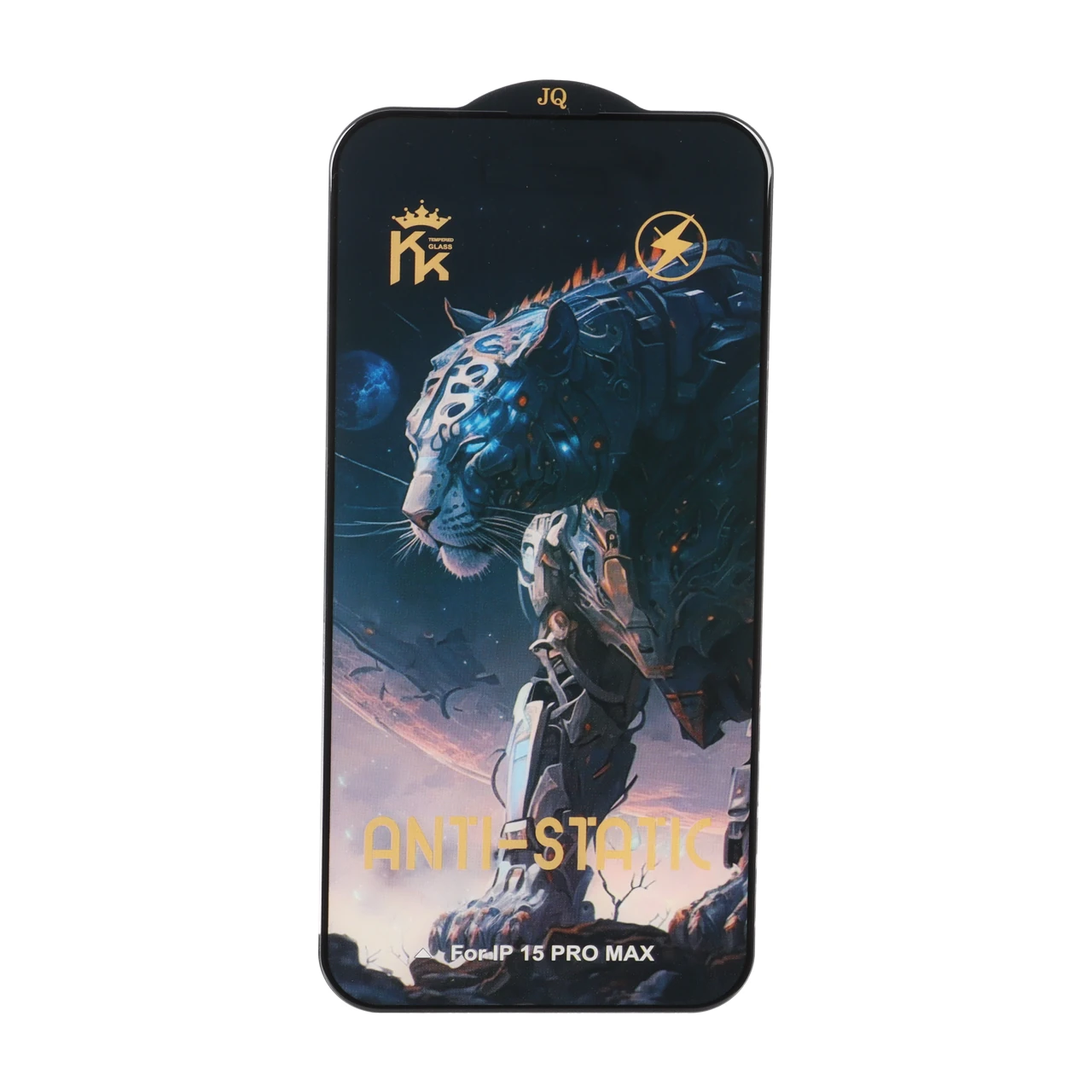 1626332 محافظ صفحه نمایش شیشه ای Apple iPhone 15 Pro Max - Full Cover Anti Static JQ - تصویر 1