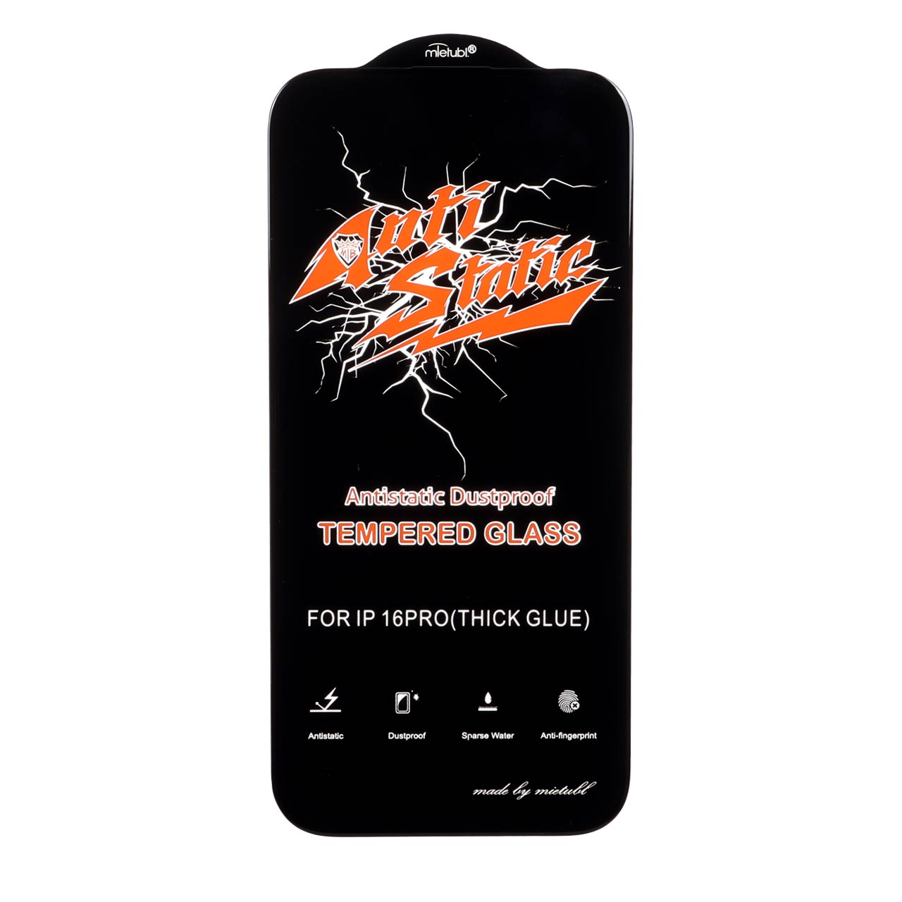 1628684 محافظ صفحه نمایش شیشه ای Full Cover Anti Static Mietubl مدل NTC ORG - Apple iPhone 17 / iPhone 16 Pro - تصویر 1