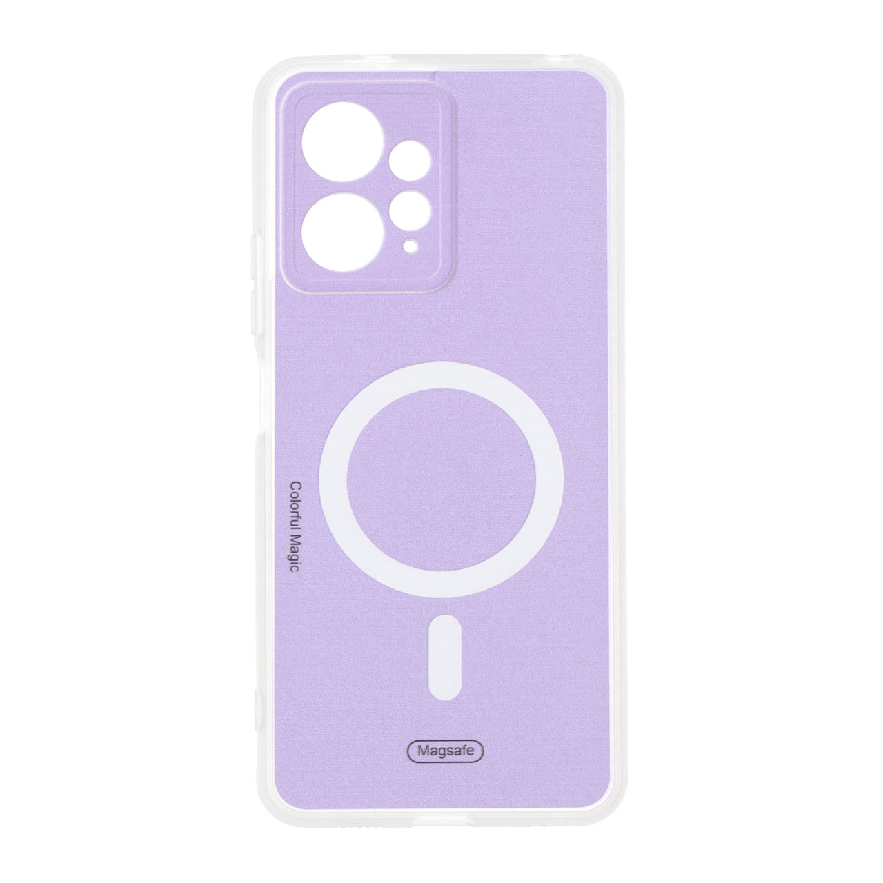 1629630 قاب Colorful Magic طرح مگ سیف محافظ لنزدار Xiaomi Redmi Note 12 4G - یاسی - تصویر 1