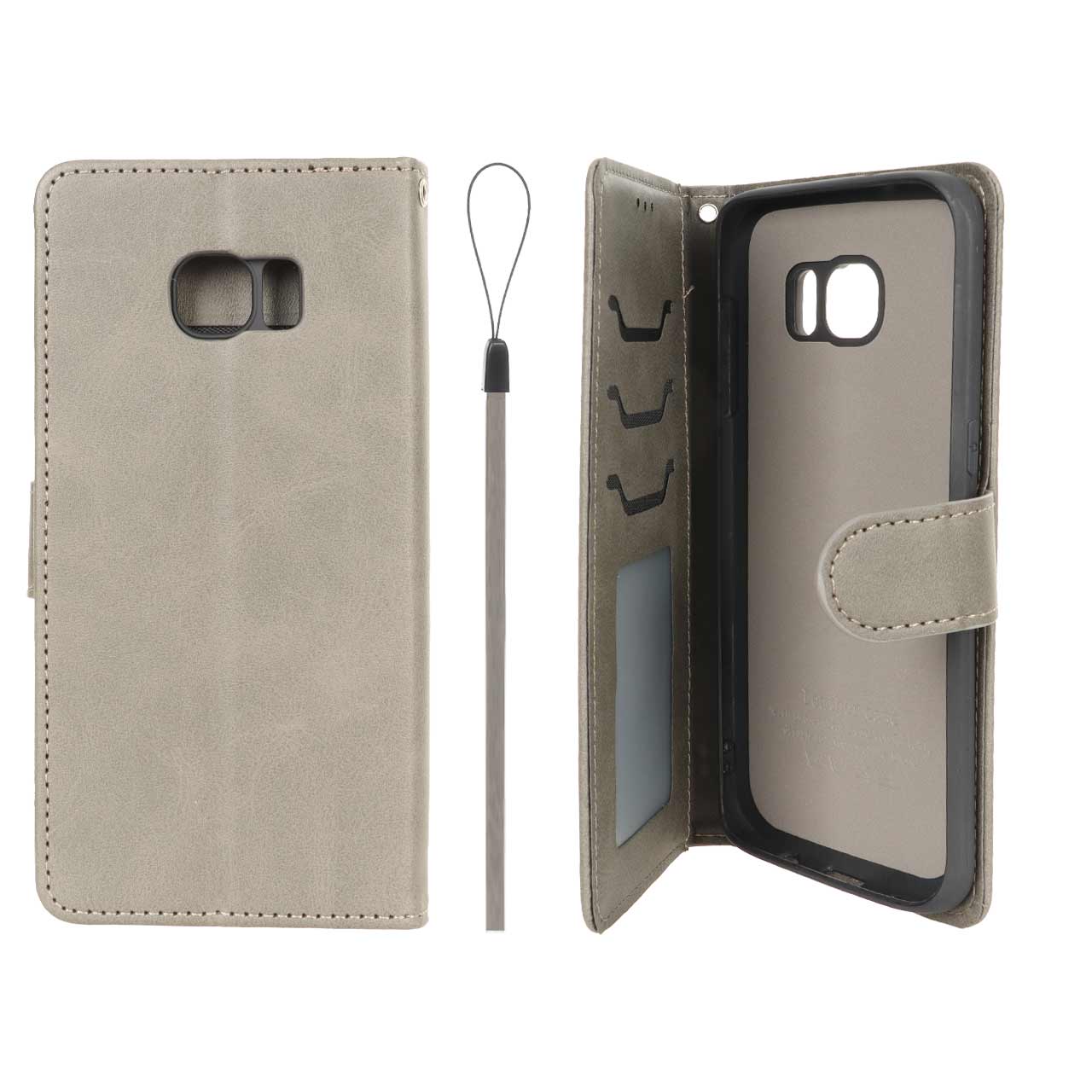 کیف موبایل مگنتی درجه یک داخل خز MNC Plus مدل Samsung Galaxy S7 Edge - خاکستری - اسپه کالا کیف موبایل مگنتی درجه یک داخل خز MNC Plus مدل Samsung Galaxy S7 Edge - خاکستری - تصویر 1