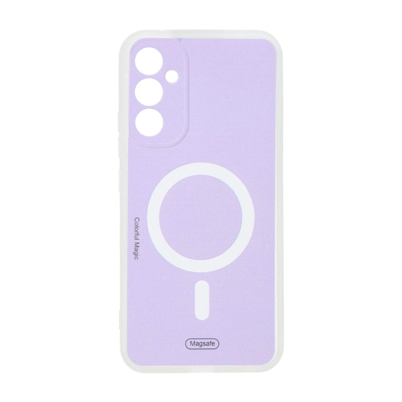 1681448 قاب Colorful Magic طرح مگ سیف محافظ لنزدار Samsung Galaxy A34 - یاسی - تصویر 1