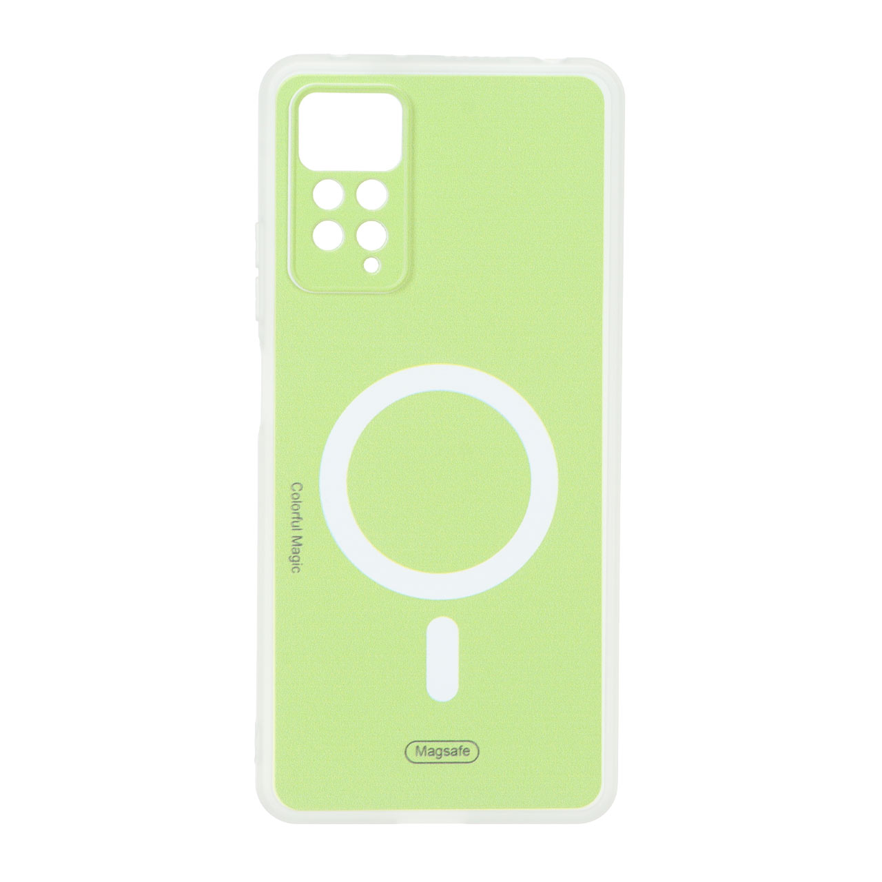 1681822 قاب Colorful Magic طرح مگ سیف محافظ لنزدار Xiaomi Redmi Note 12 Pro 4G / Redmi Note 11 Pro - سبز - تصویر 1