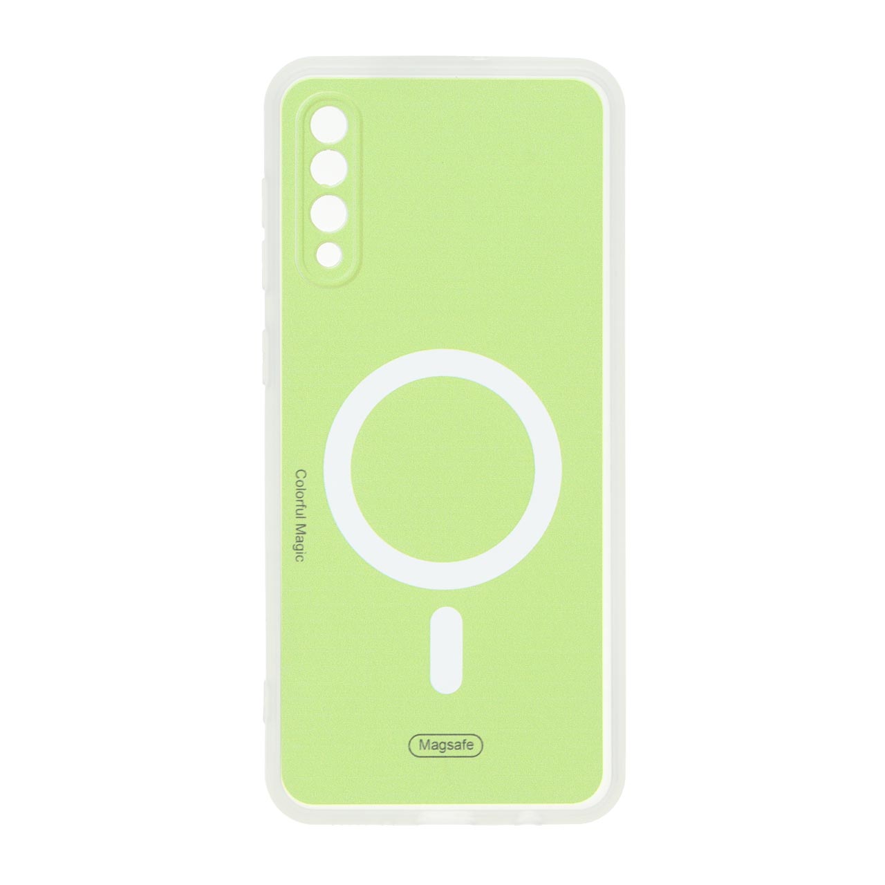 1681838 قاب Colorful Magic طرح مگ سیف محافظ لنزدار Samsung Galaxy A50 / A50s / A30s - سبز - تصویر 1